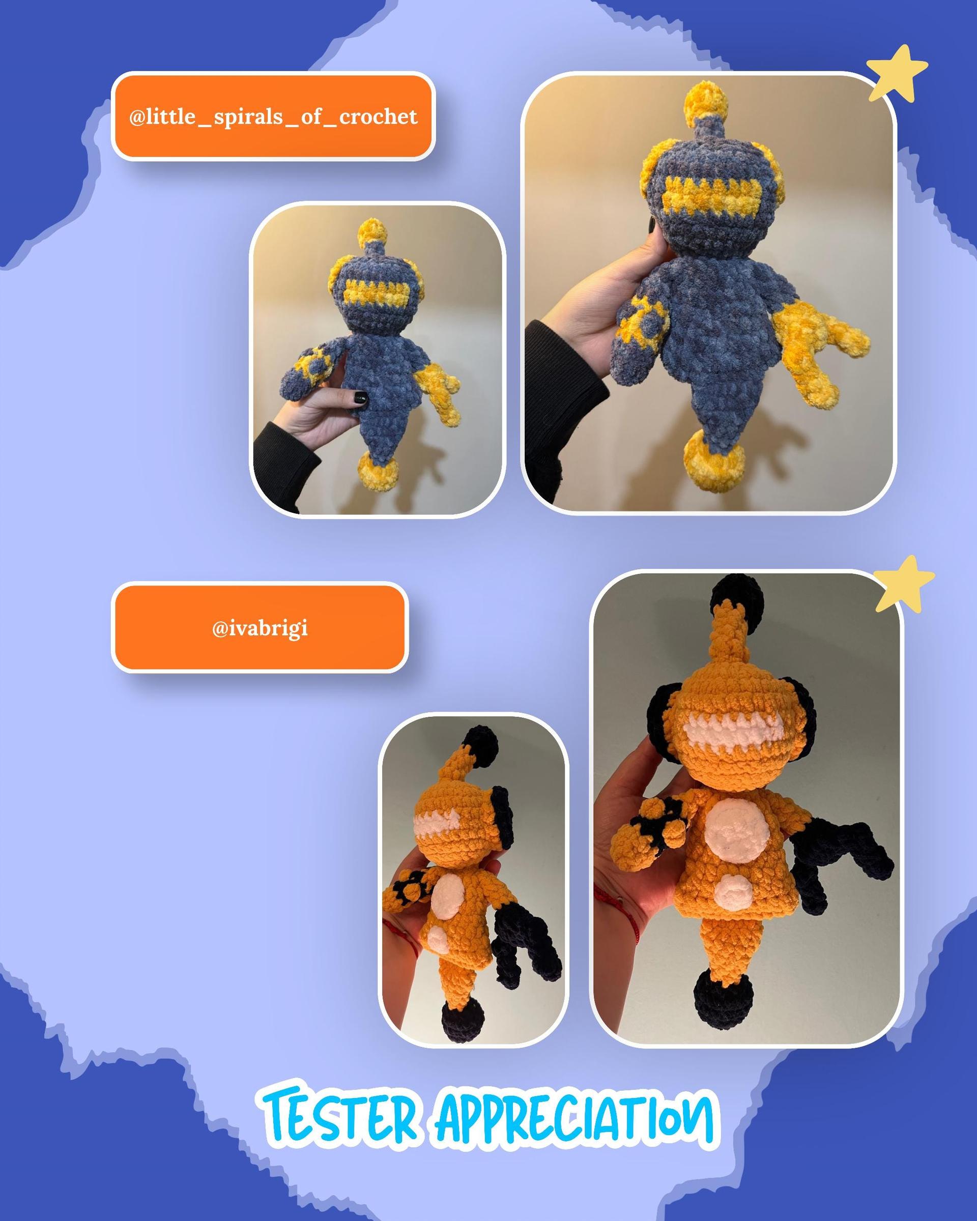 Radio the Robot Snuggler Crochet Amigurumi Pattern thumbnail 5
