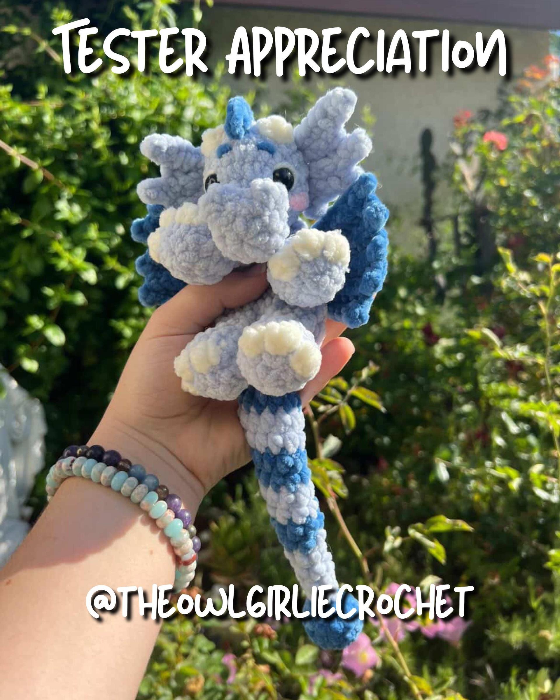 Orbit the Dragon Snuggler Low Sew Crochet Amigurumi Pattern thumbnail 6