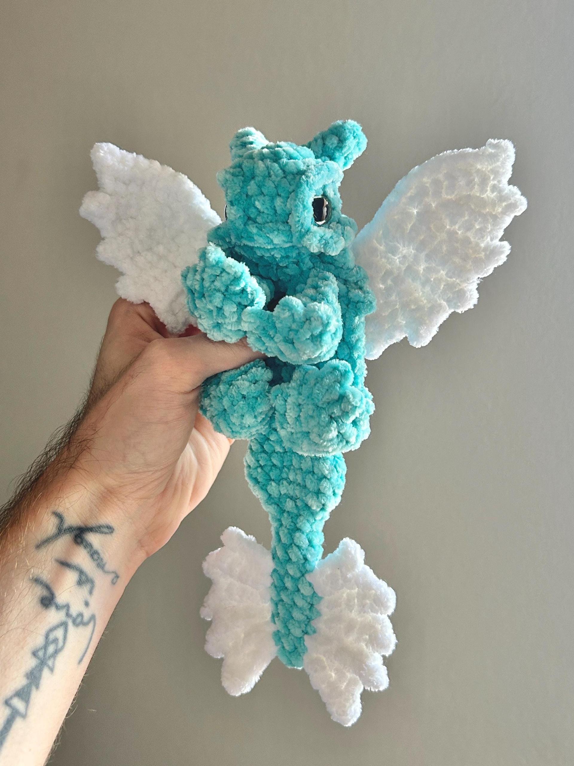 Lux the Dragon Snuggler Medium Sew Crochet Amigurumi Pattern thumbnail 5