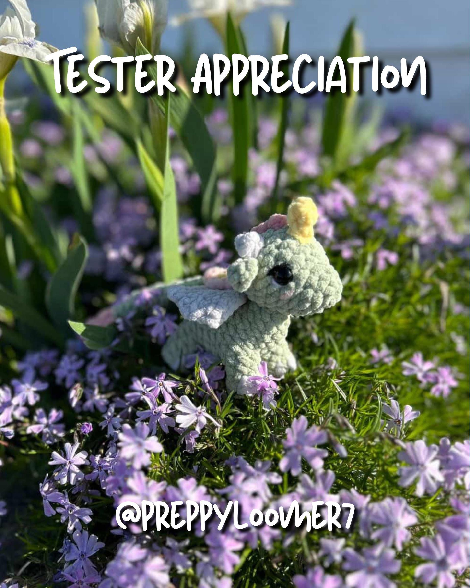Lily the Baby Dragon Standing Low Sew Crochet Amigurumi Pattern thumbnail 6