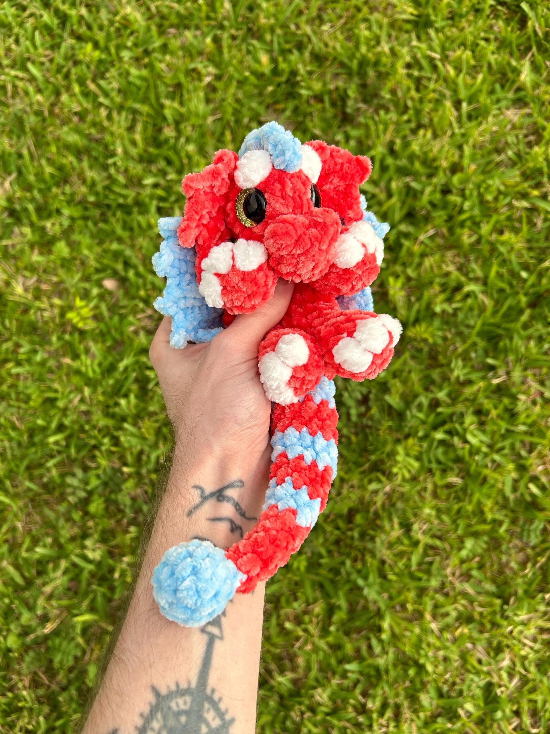 Orbit the Dragon Snuggler Low Sew Crochet Amigurumi Pattern thumbnail 3