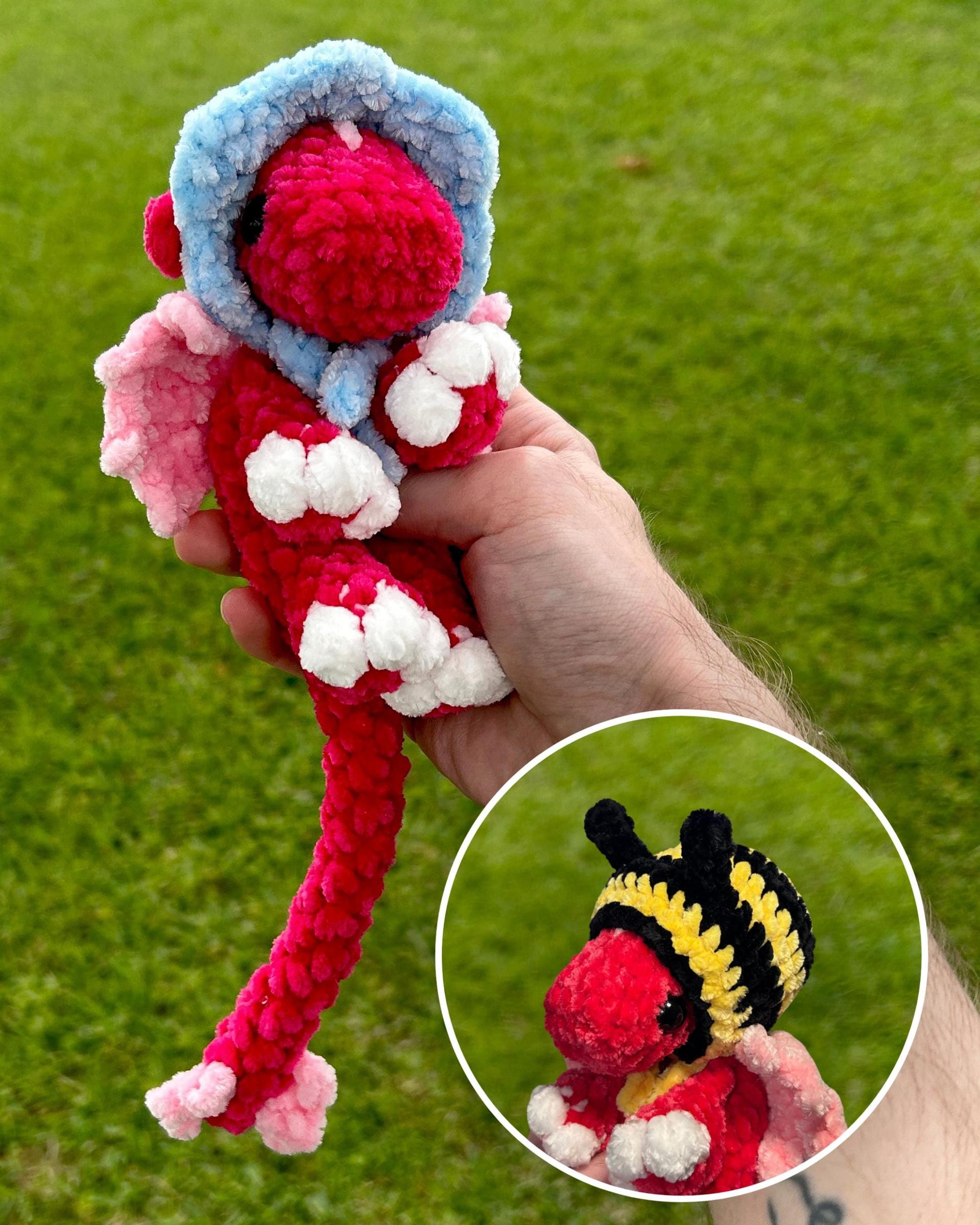 Pax the Dragon Snuggler Low Sew Crochet Amigurumi Pattern thumbnail 4