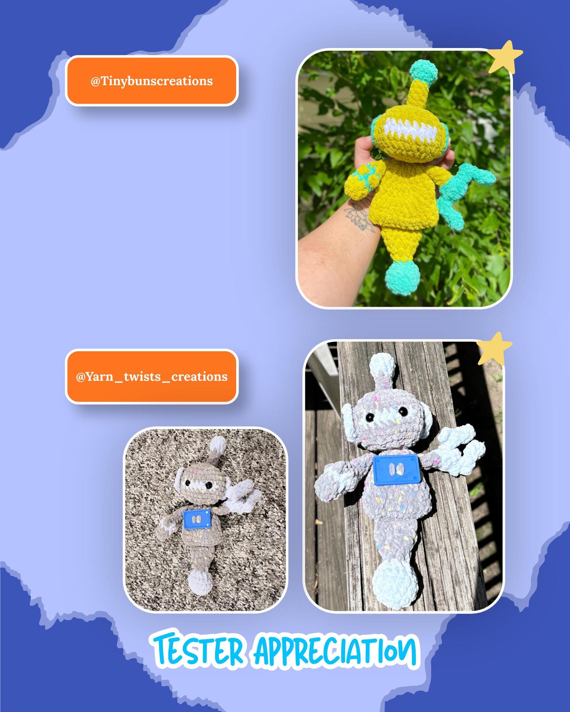 Radio the Robot Snuggler Crochet Amigurumi Pattern thumbnail 6