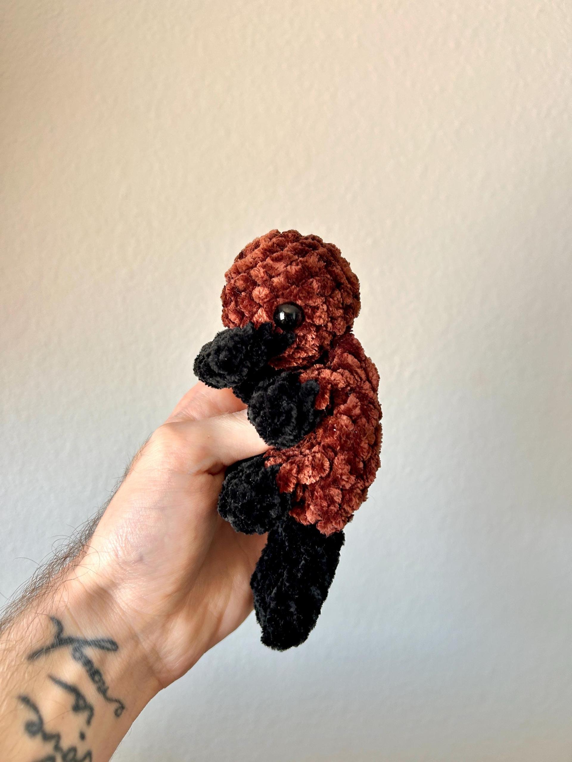Charlie the Platypus Snuggler Low Sew Crochet Amigurumi Pattern thumbnail 2