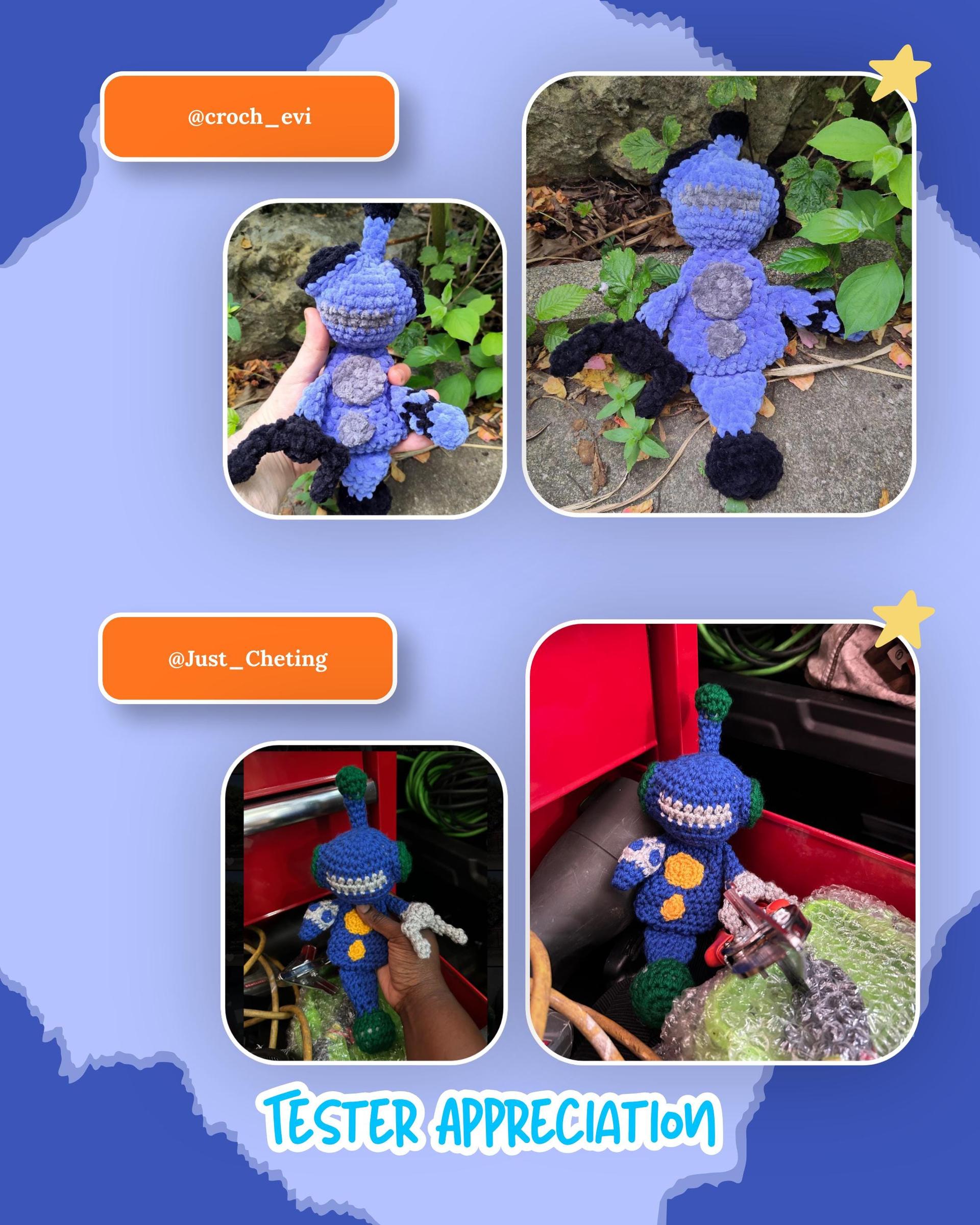 Radio the Robot Snuggler Crochet Amigurumi Pattern thumbnail 4