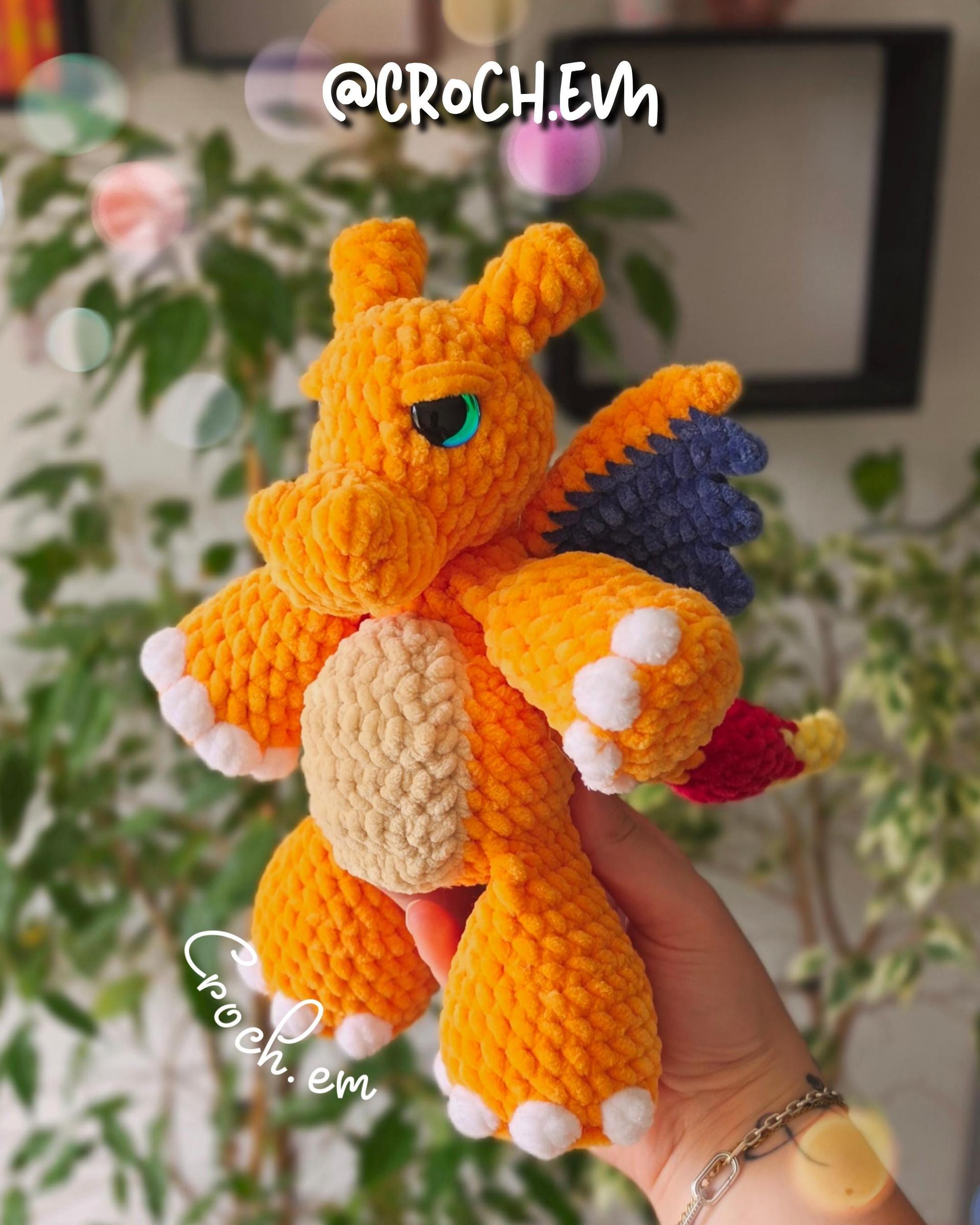 Lumi the Dragon Medium Sew Crochet Amigurumi Pattern thumbnail 6