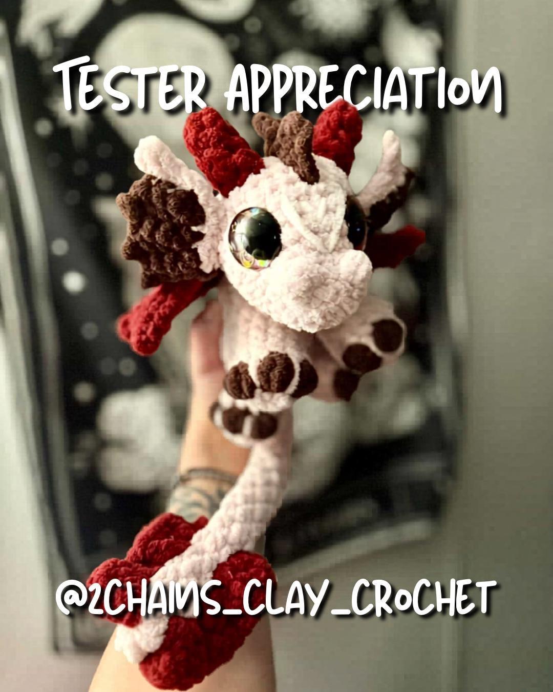 Arbor the Dragon Snuggler Low Sew Crochet Amigurumi Pattern thumbnail 6