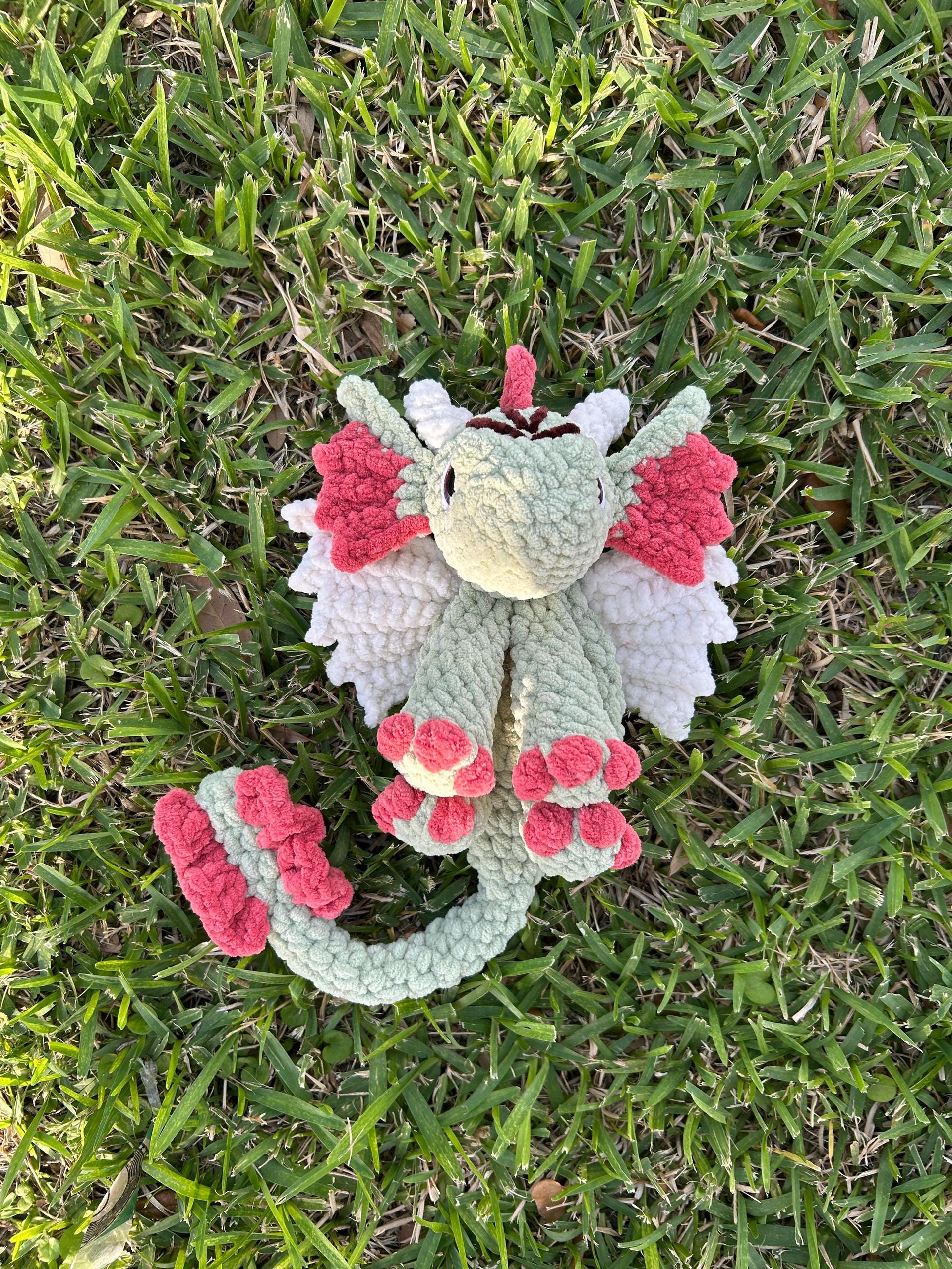 Arbor the Dragon Snuggler Low Sew Crochet Amigurumi Pattern thumbnail 2