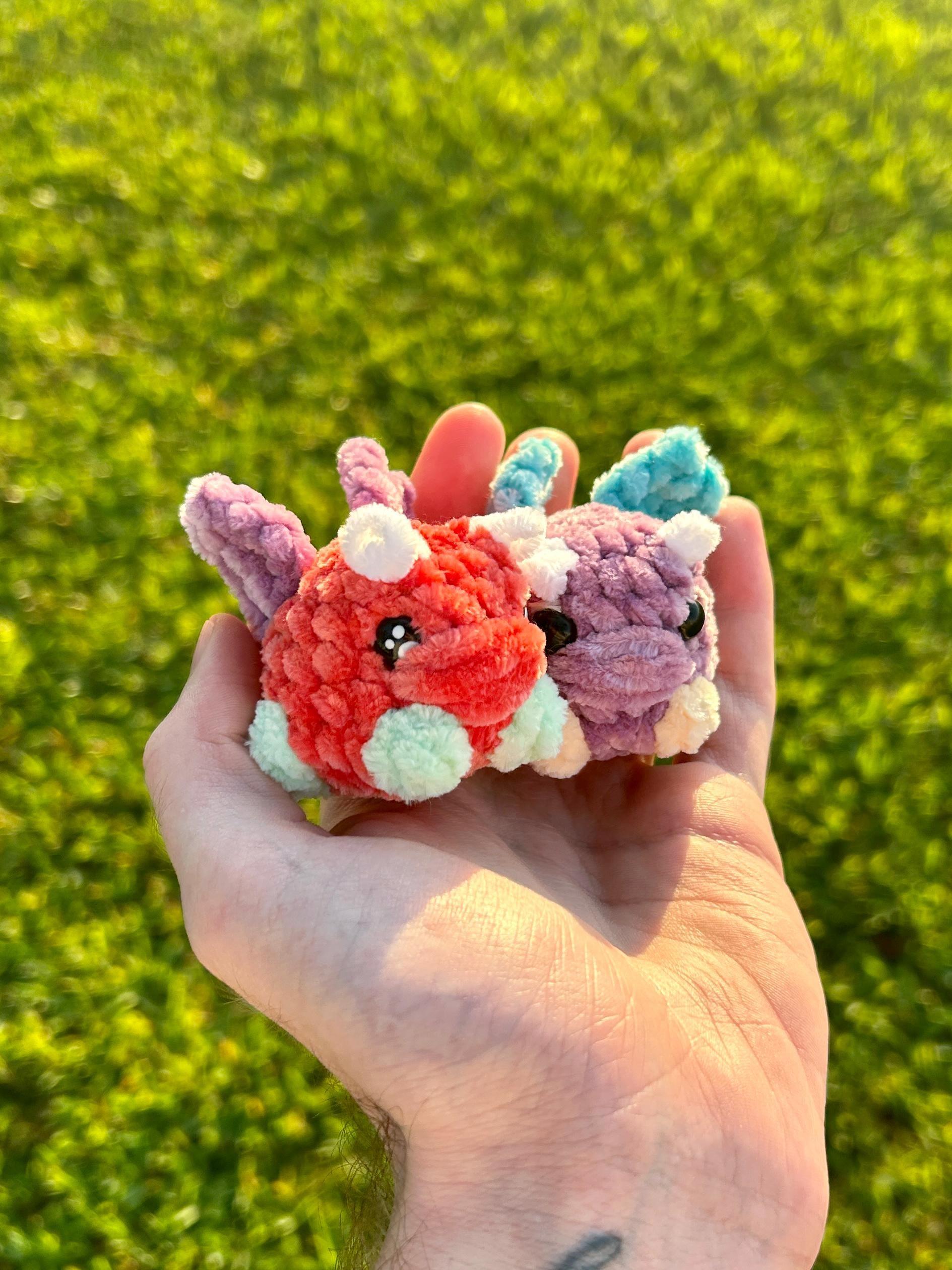 Bubble Dragon Mini No Sew Crochet Amigurumi Pattern thumbnail 2