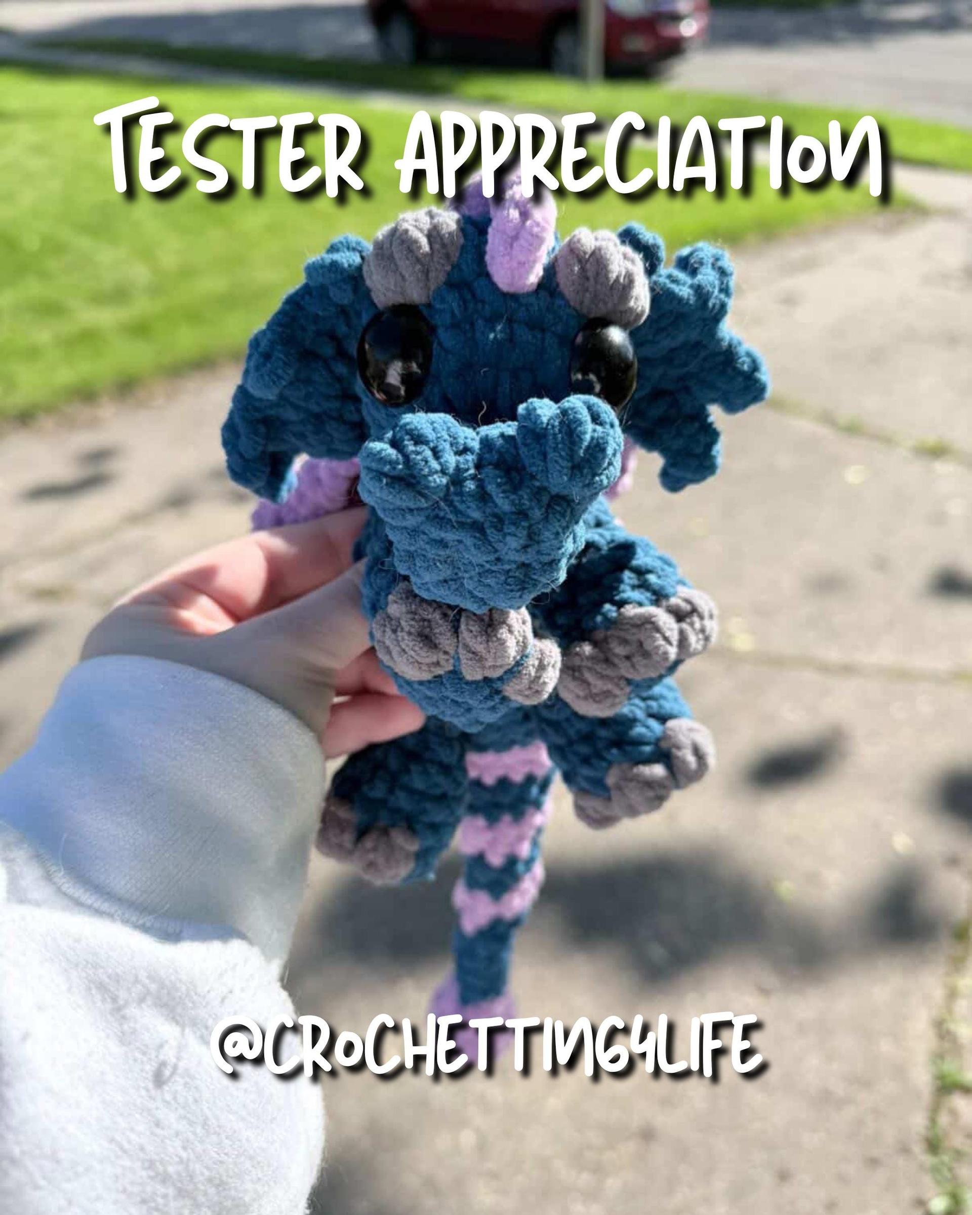 Orbit the Dragon Snuggler Low Sew Crochet Amigurumi Pattern thumbnail 10