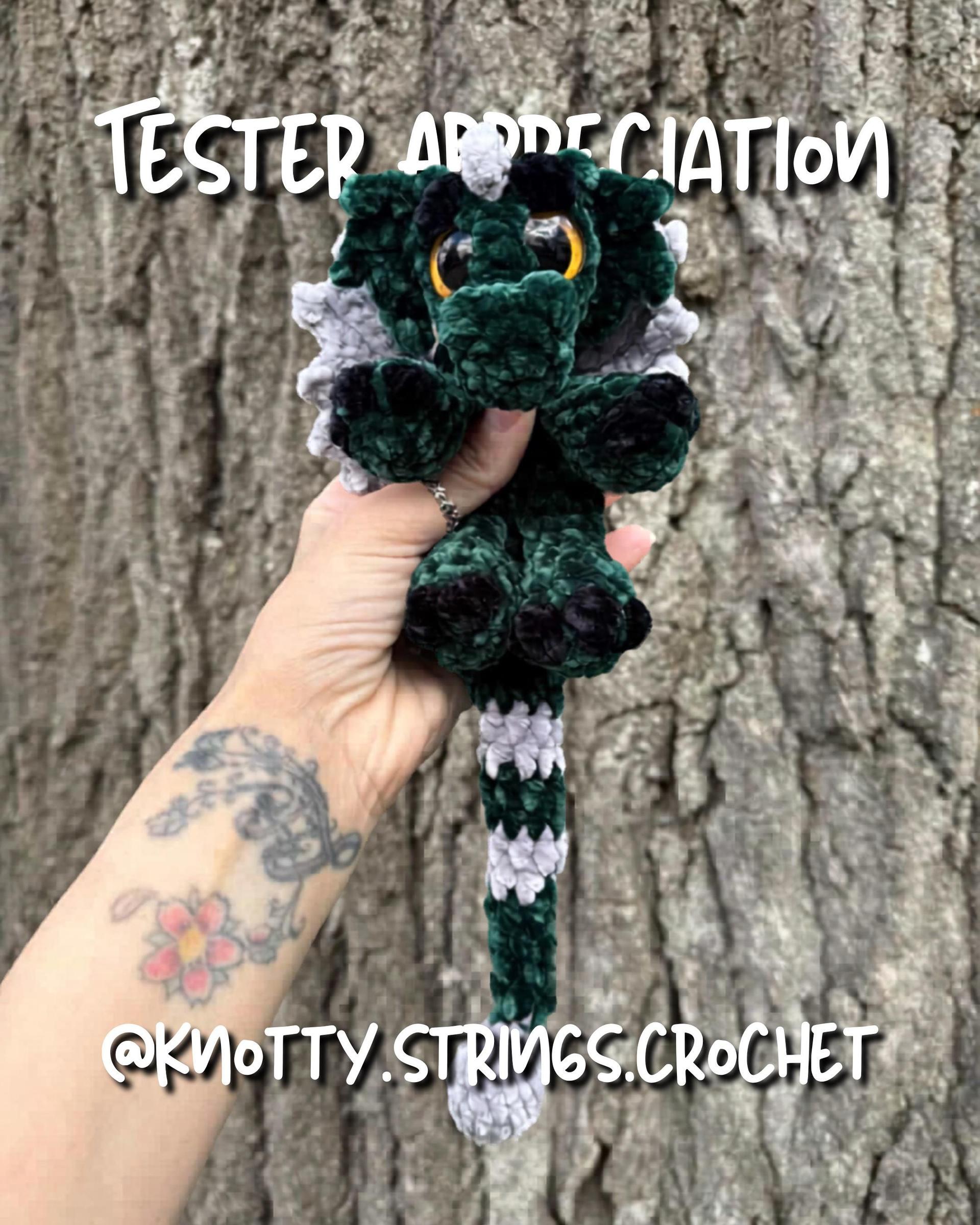 Orbit the Dragon Snuggler Low Sew Crochet Amigurumi Pattern thumbnail 9