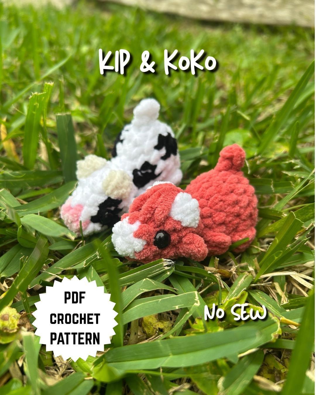 Kip & KoKo the Cow Duo No Sew Crochet Amigurumi Pattern