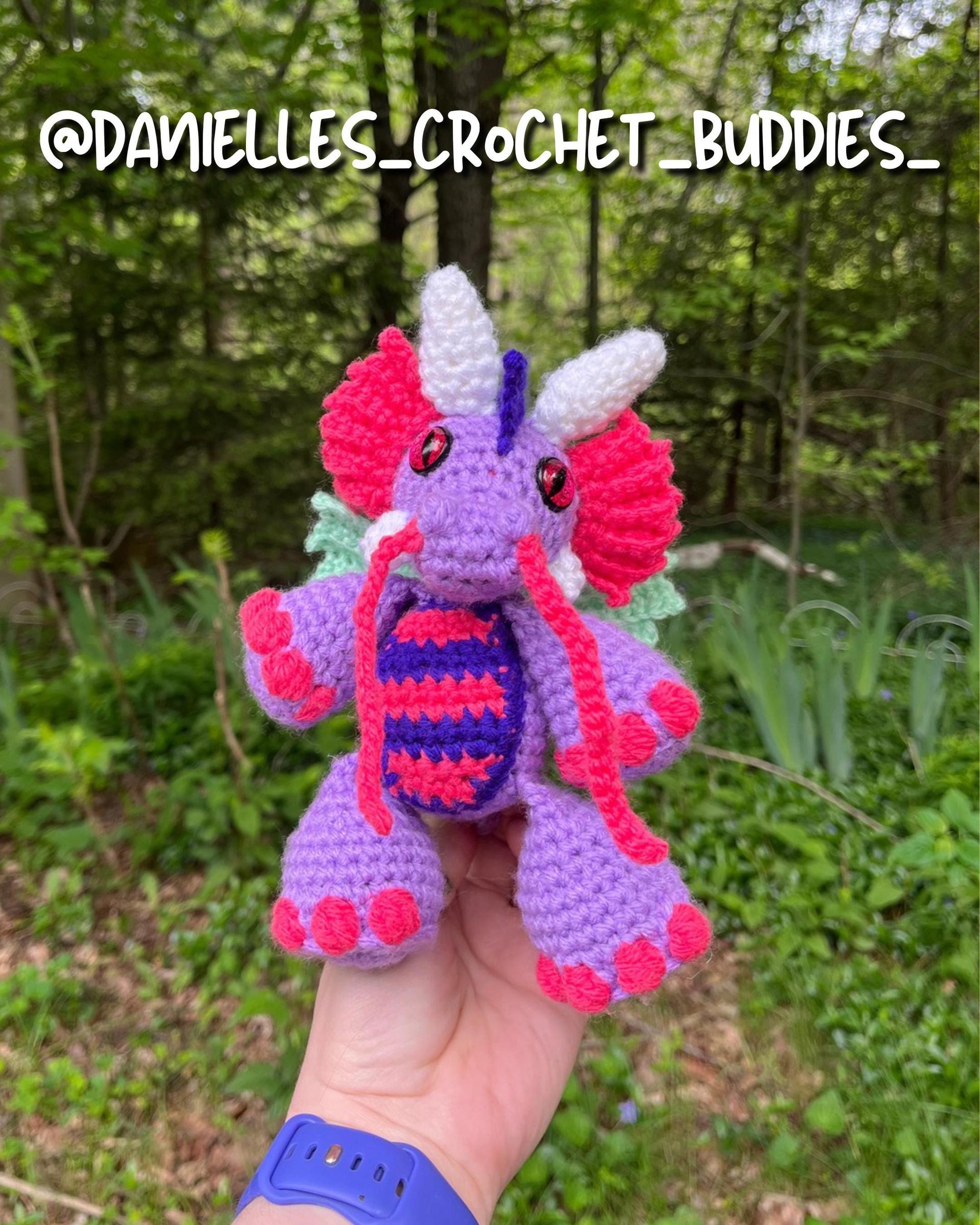 Lumi the Dragon Medium Sew Crochet Amigurumi Pattern thumbnail 8