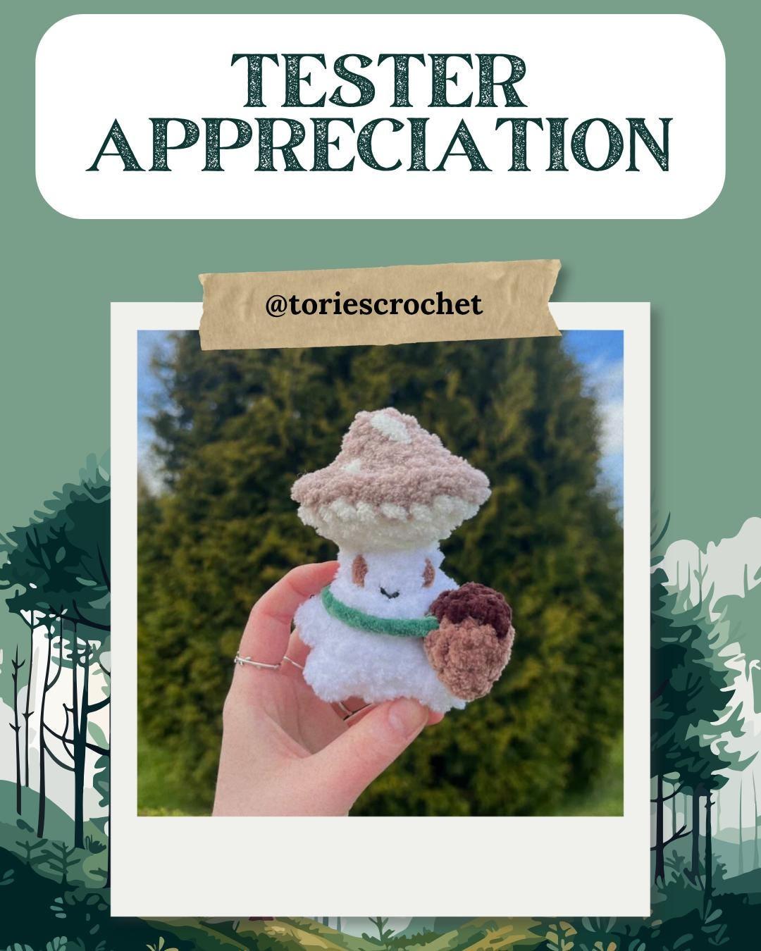Truffleton the Mushroom Adventurer Low Sew Crochet Amigurumi Pattern thumbnail 3