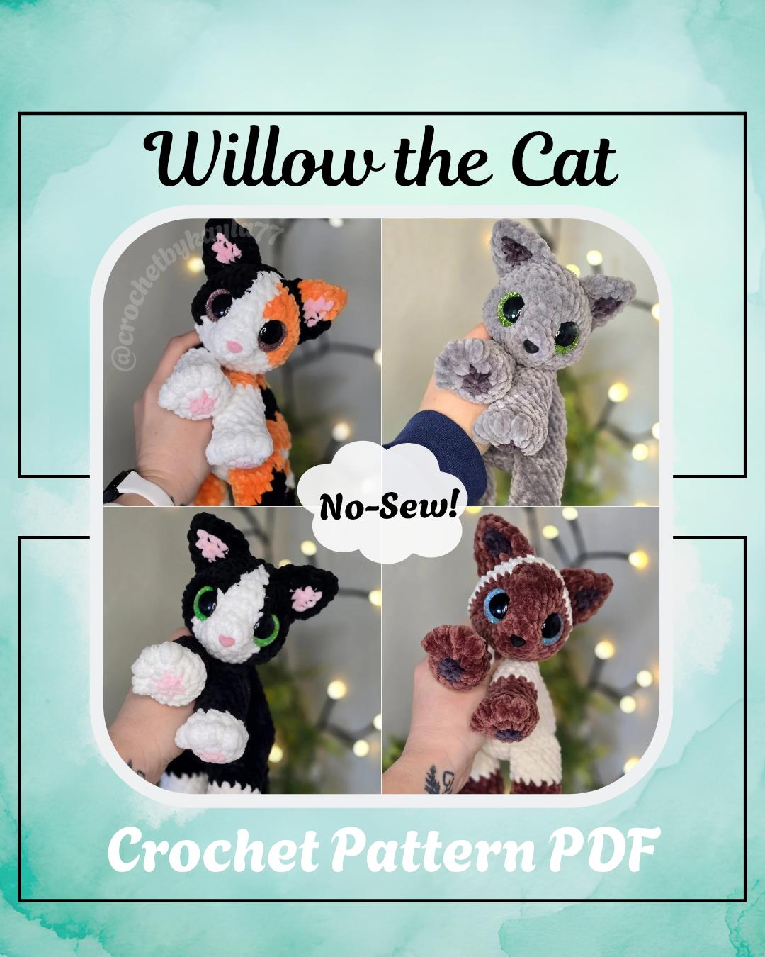 Willow the Cat Crochet Pattern PDF
