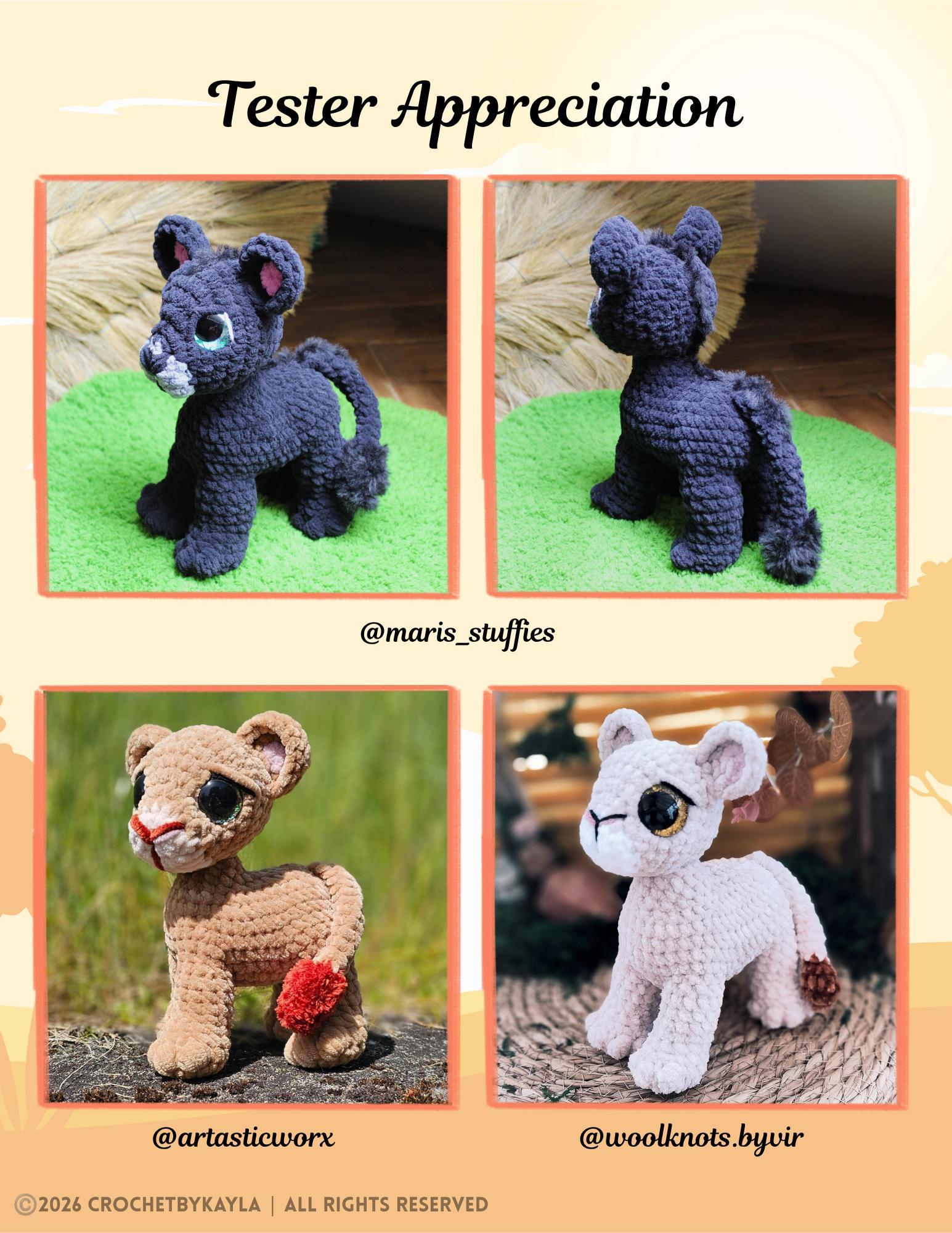 Luca the Lion Cub Crochet Pattern PDF thumbnail 7