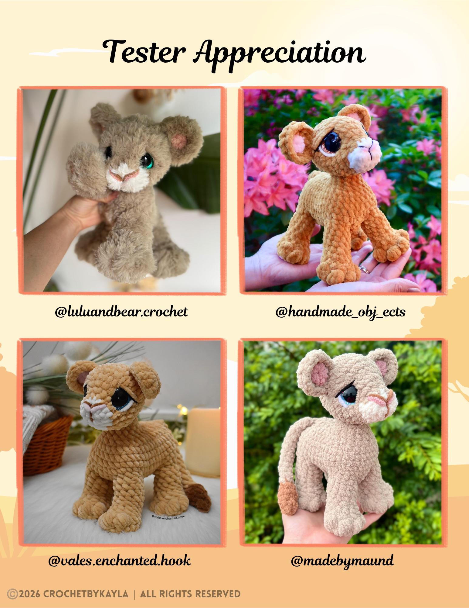 Luca the Lion Cub Crochet Pattern PDF thumbnail 8
