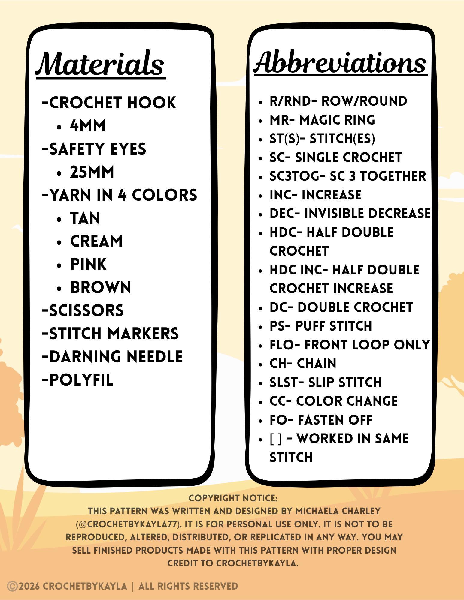 Luca the Lion Cub Crochet Pattern PDF thumbnail 5