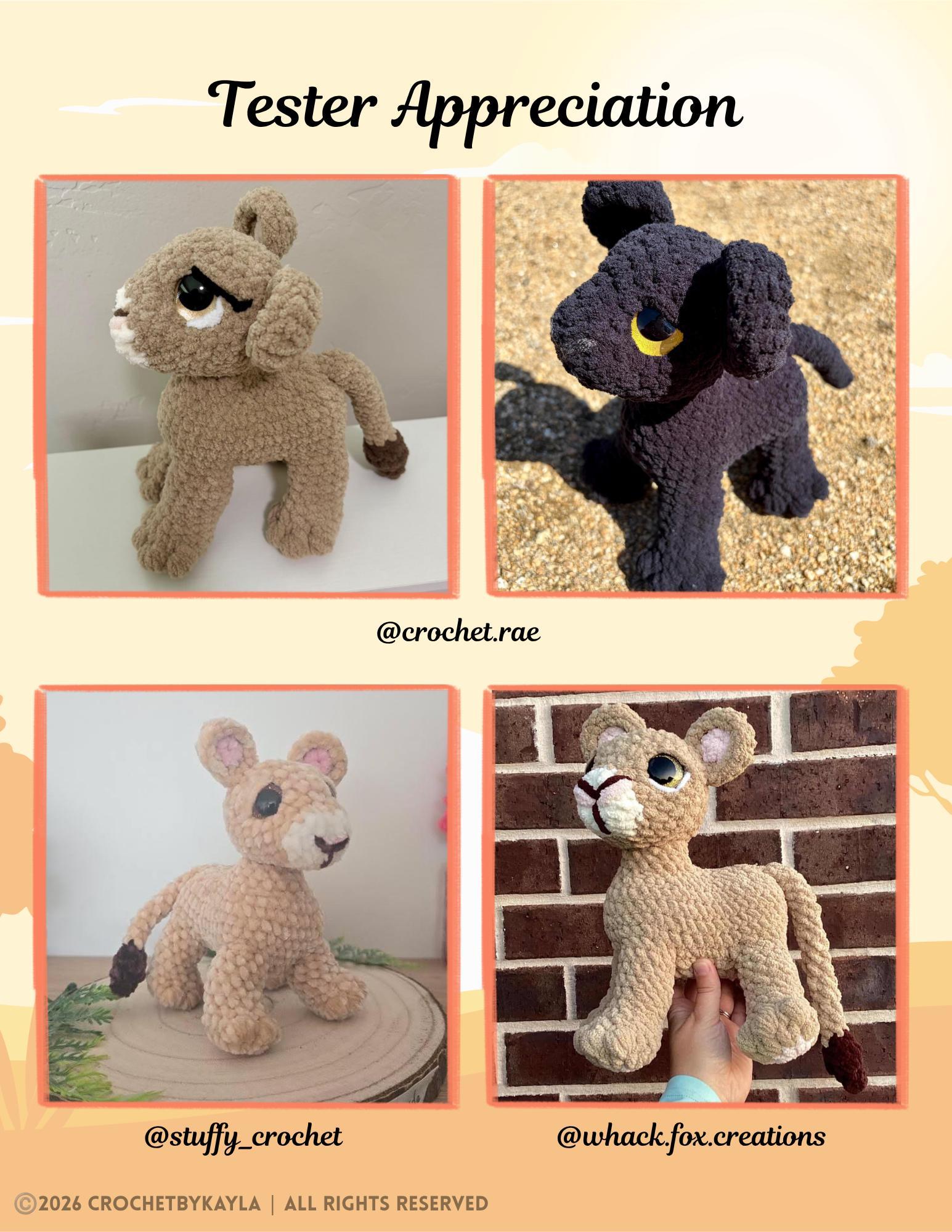 Luca the Lion Cub Crochet Pattern PDF thumbnail 10
