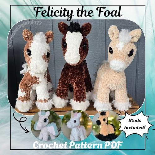 Felicity the Foal Crochet Pattern PDF