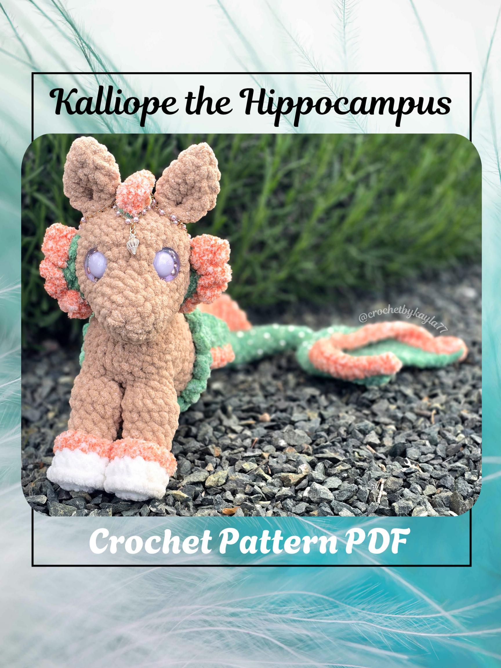 Kalliope the Hippocampus Crochet Pattern PDF