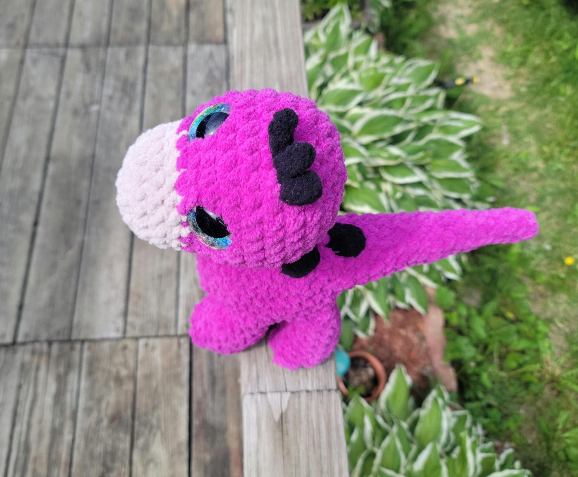 Crochet Dinosaur Plushie thumbnail 3