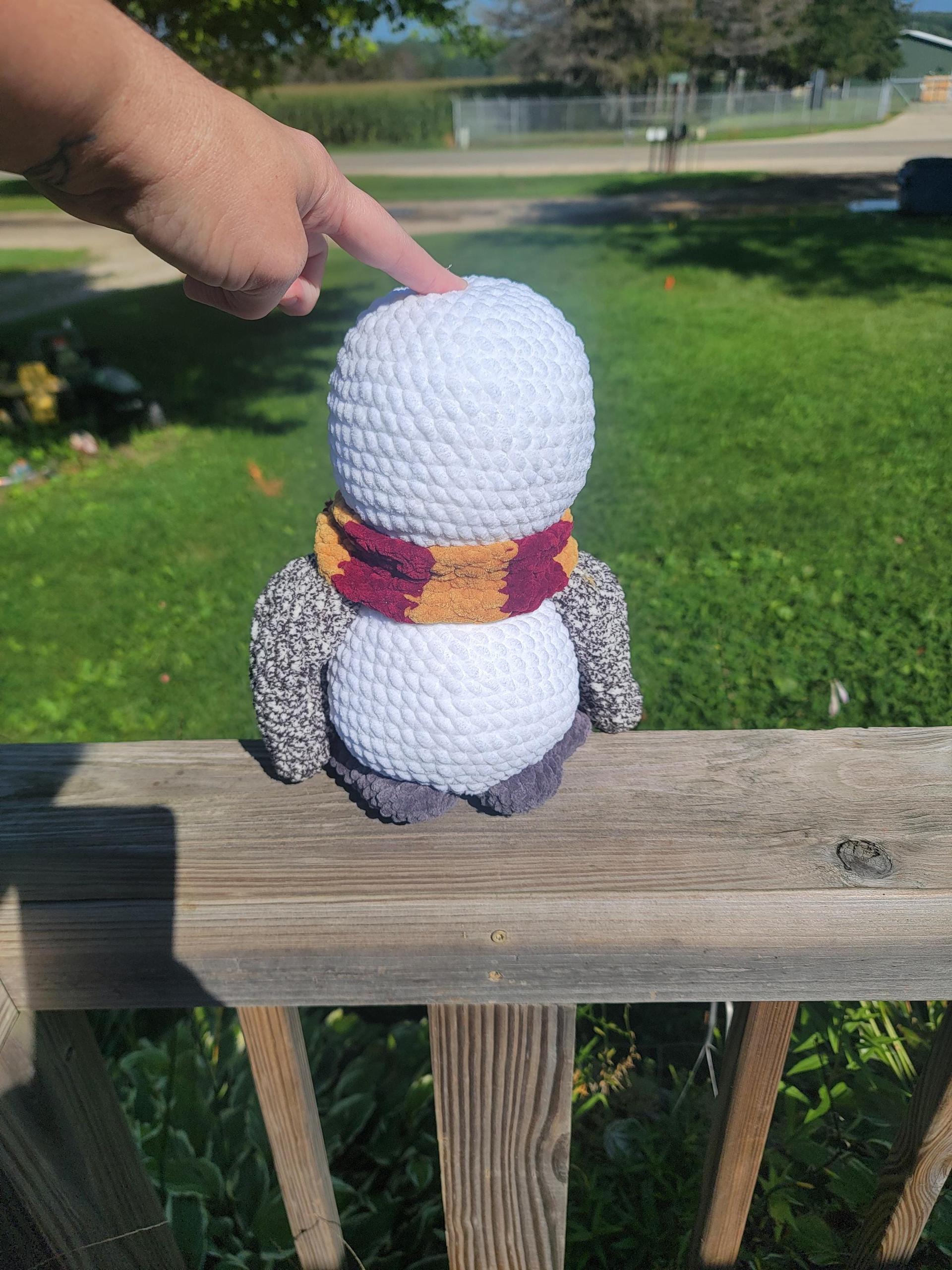 Crochet Snowy Owl thumbnail 4