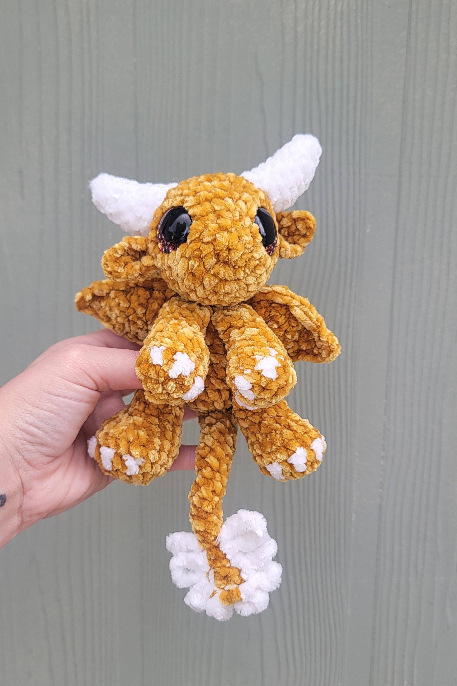Crochet Feather Tail Dragon thumbnail 3