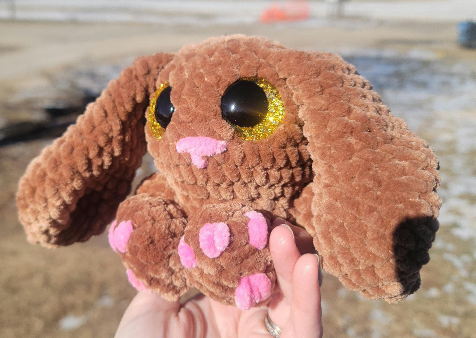 Crochet Mini bunny thumbnail 4