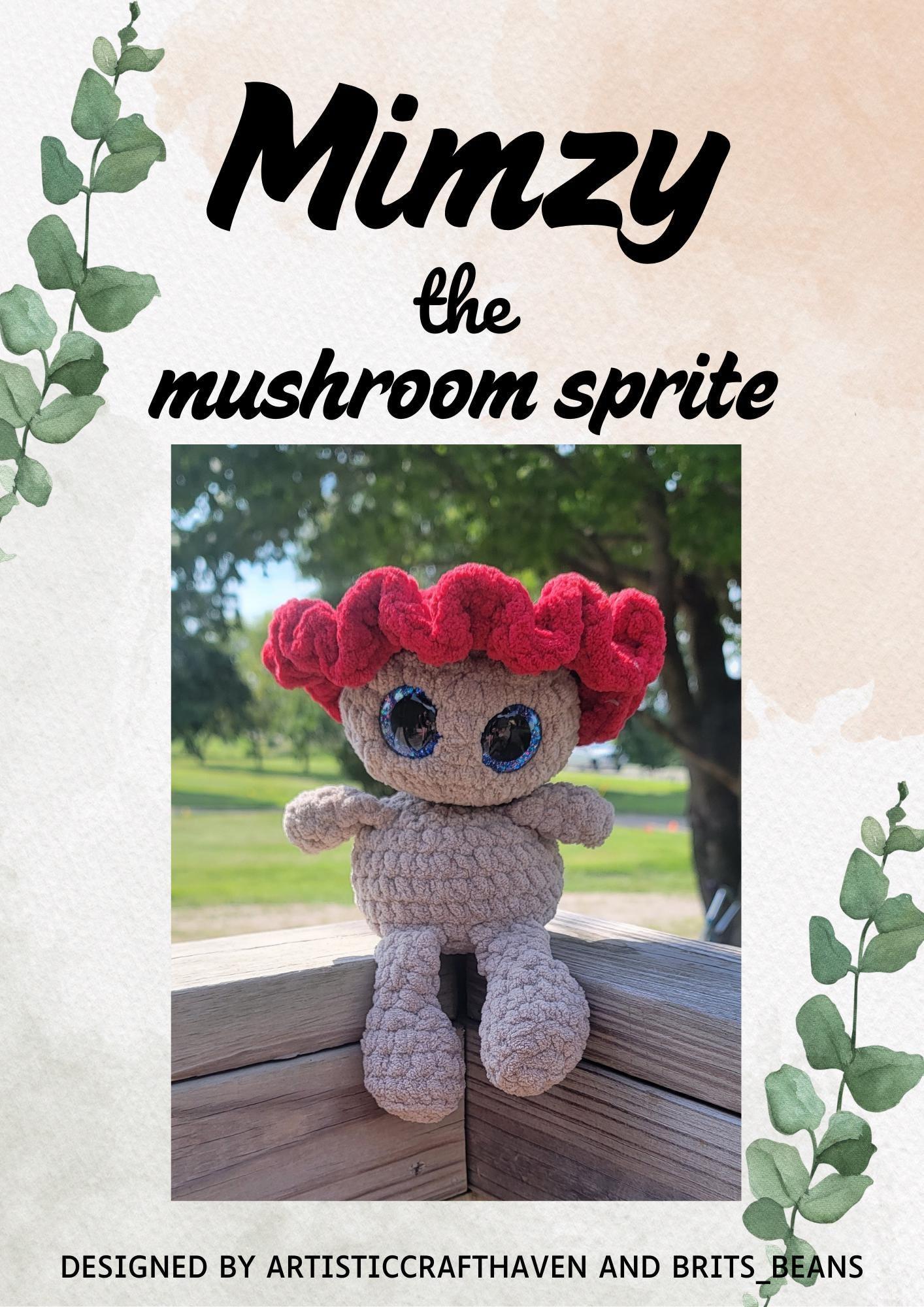 Mimzy The Mushroom Sprite Crochet Pattern