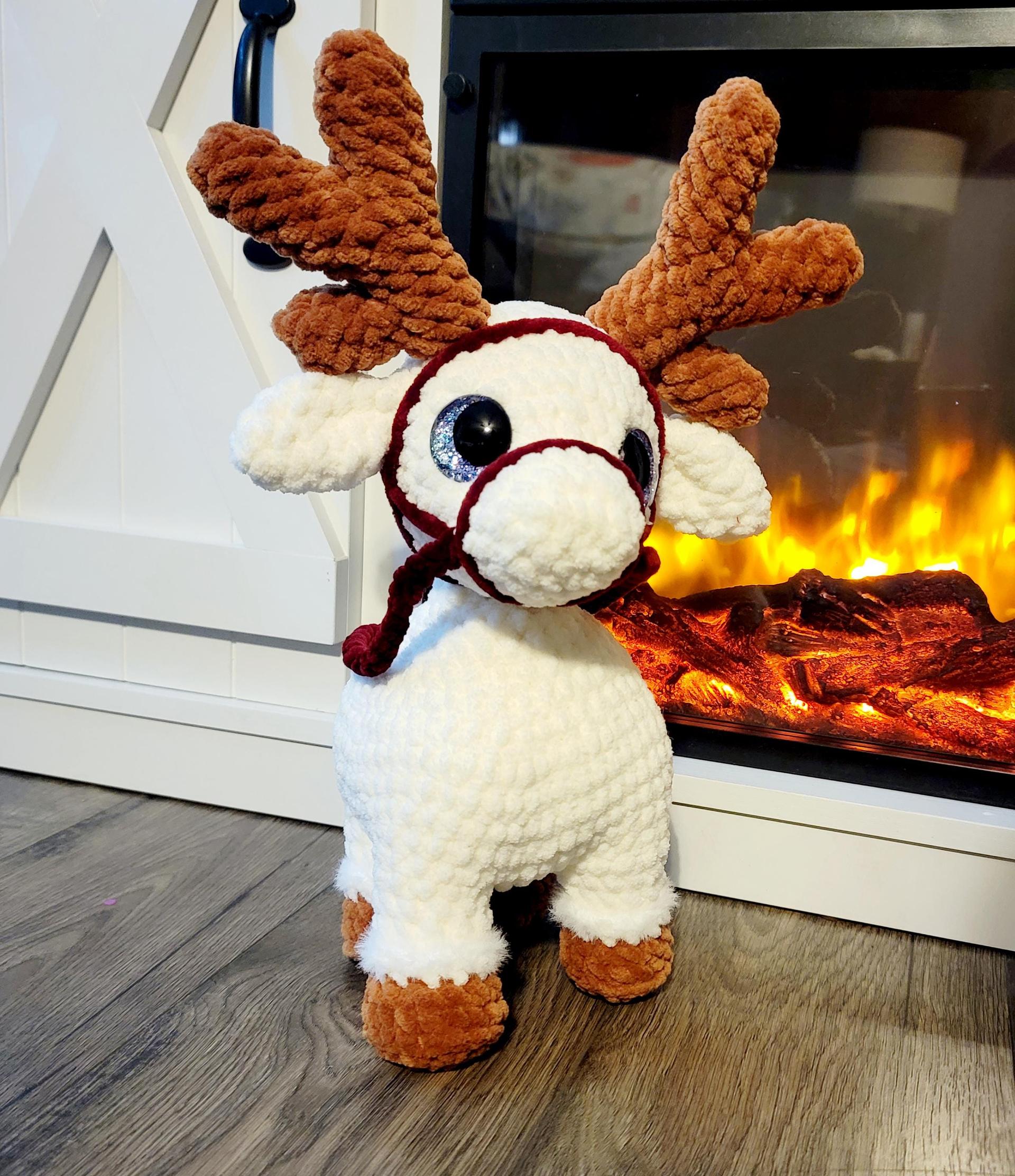 Bella the Crochet Reindeer