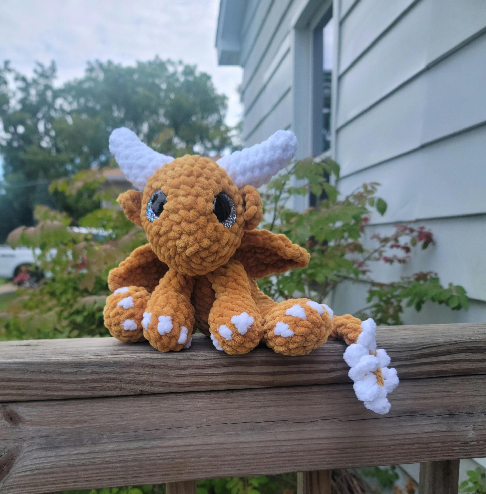 Crochet Feather Tail Dragon thumbnail 7