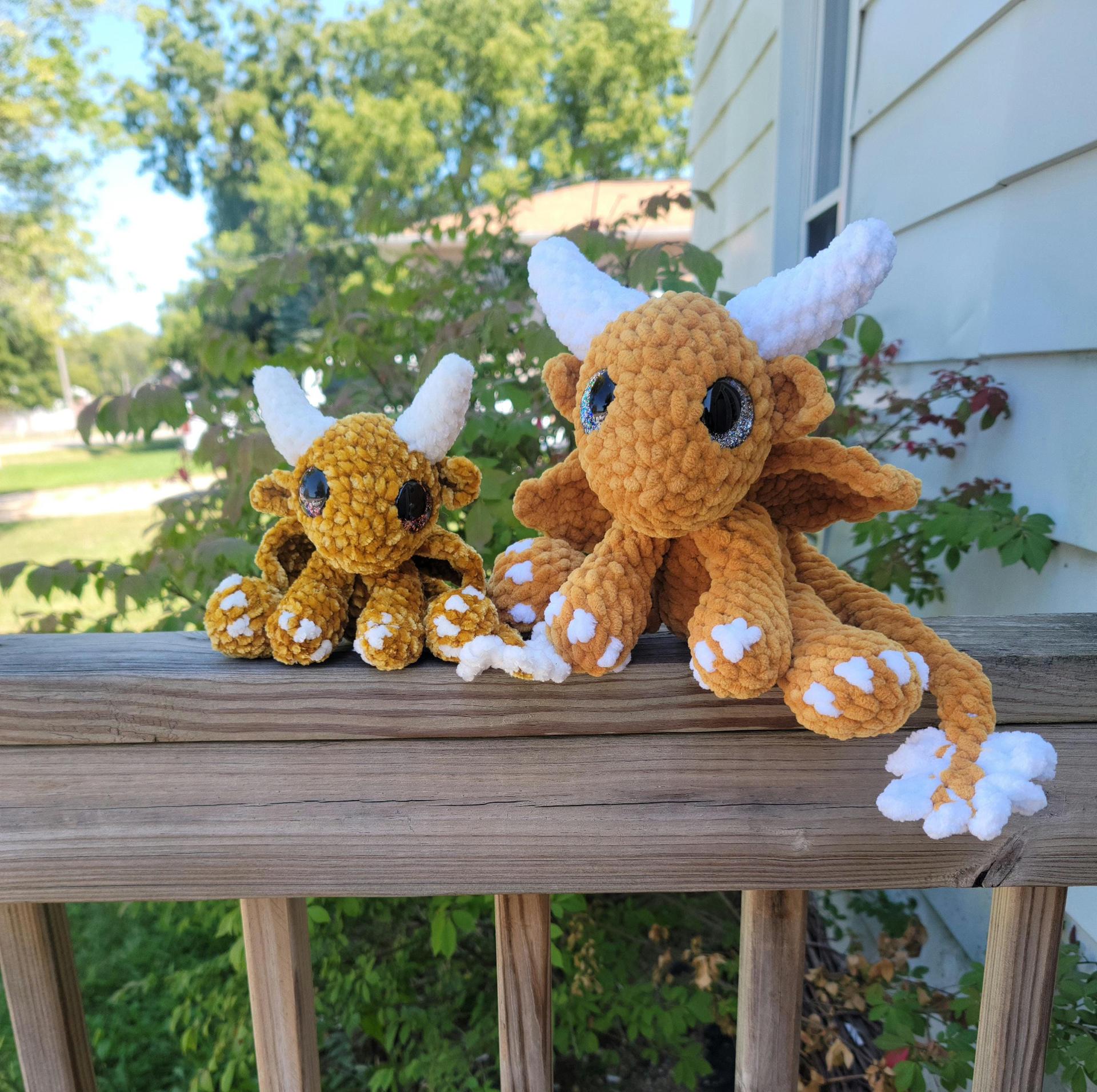 Crochet Feather Tail Dragon