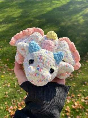 Catty the Candy Dragon Crochet Pattern thumbnail 4