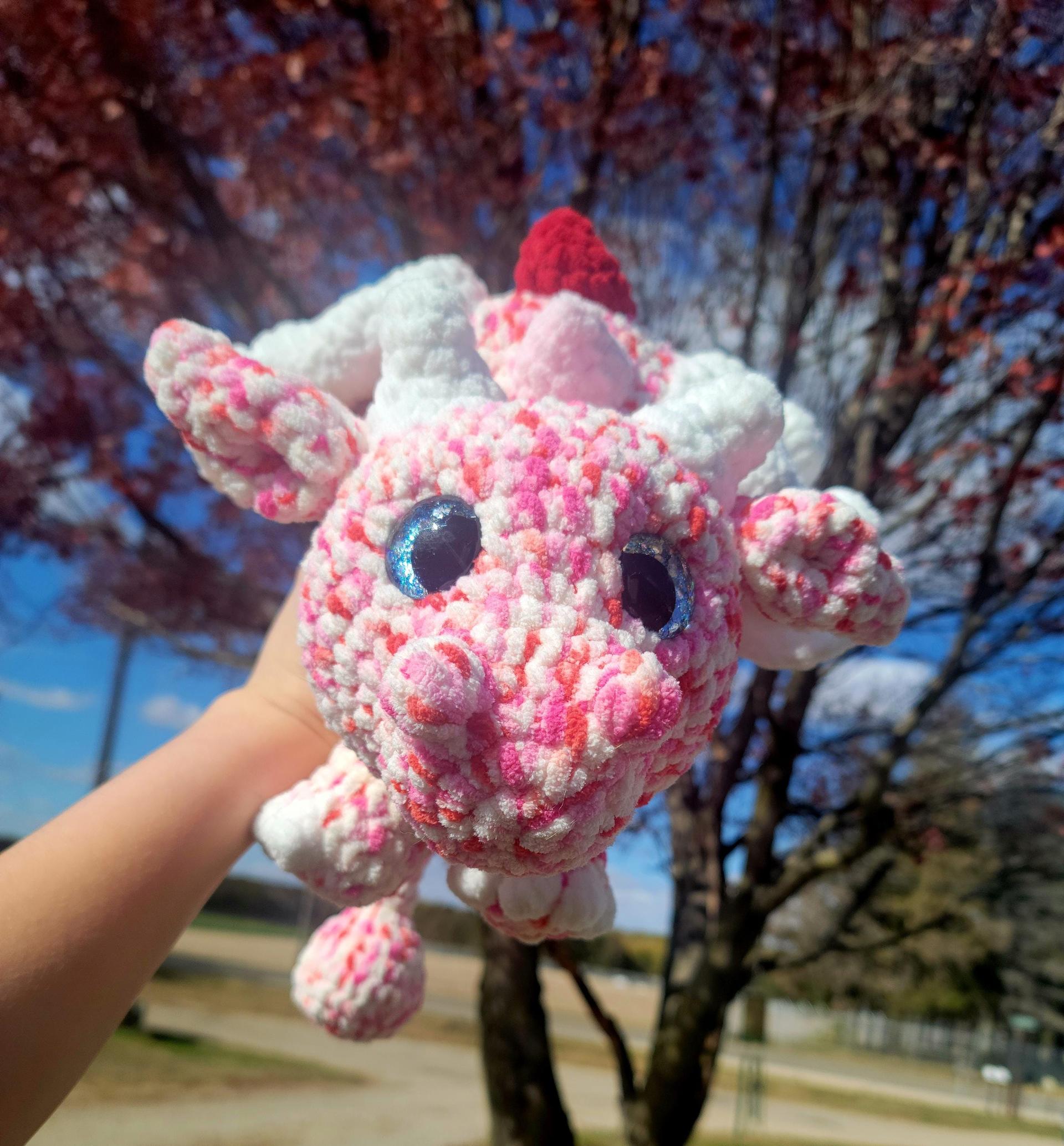 Catty the Candy Dragon Crochet Pattern