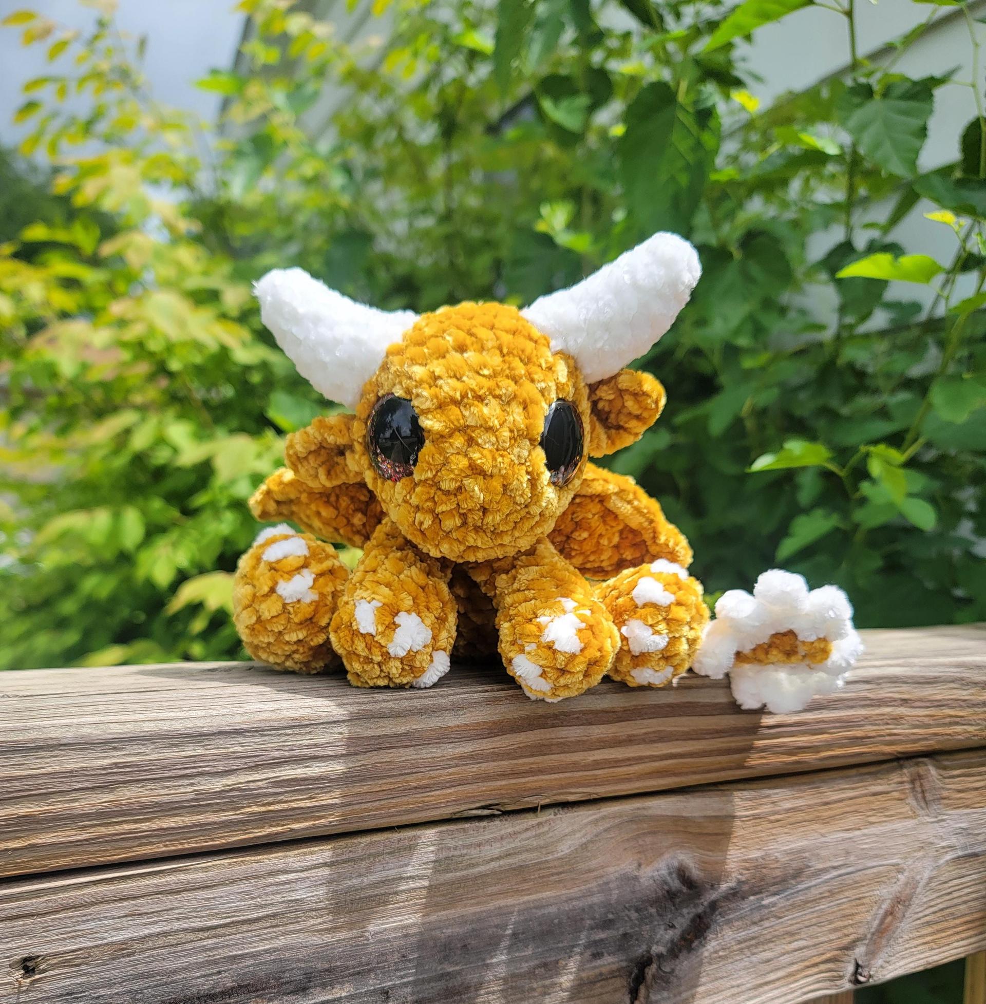 Crochet Feather Tail Dragon thumbnail 5