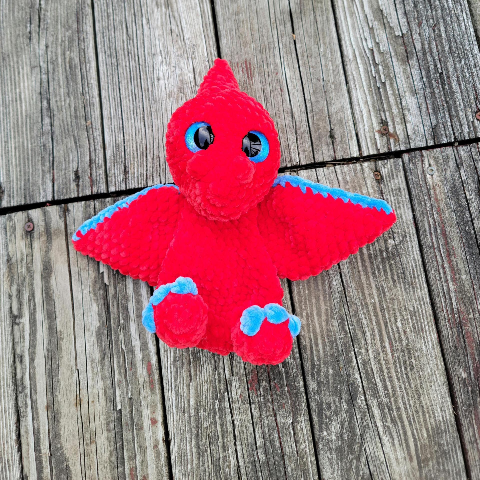 Crochet Dino Snuggler thumbnail 2