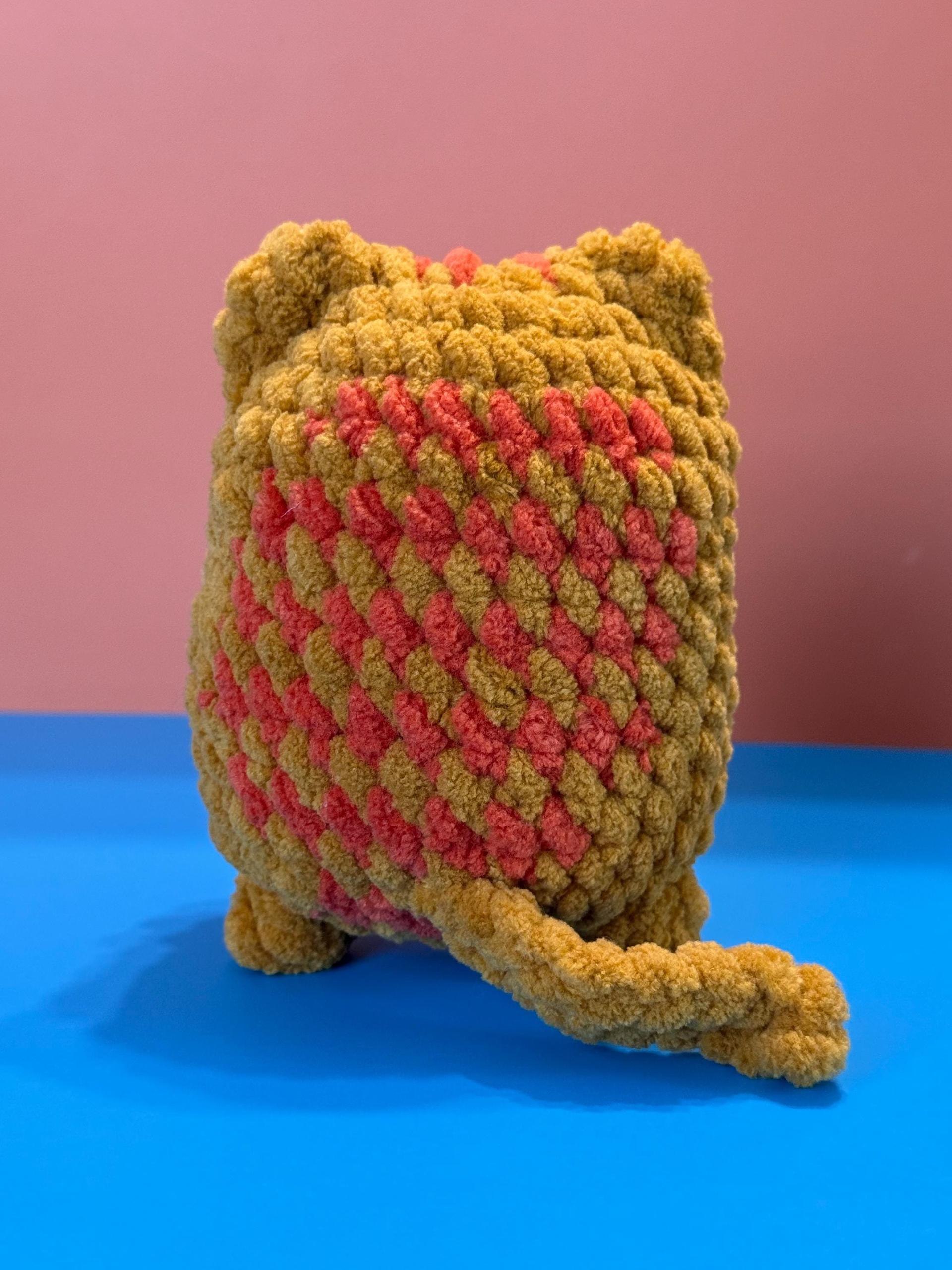 Flat Pocket Cats | Crochet Patterns | Striped, Tuxedo and Solid Cats thumbnail 7