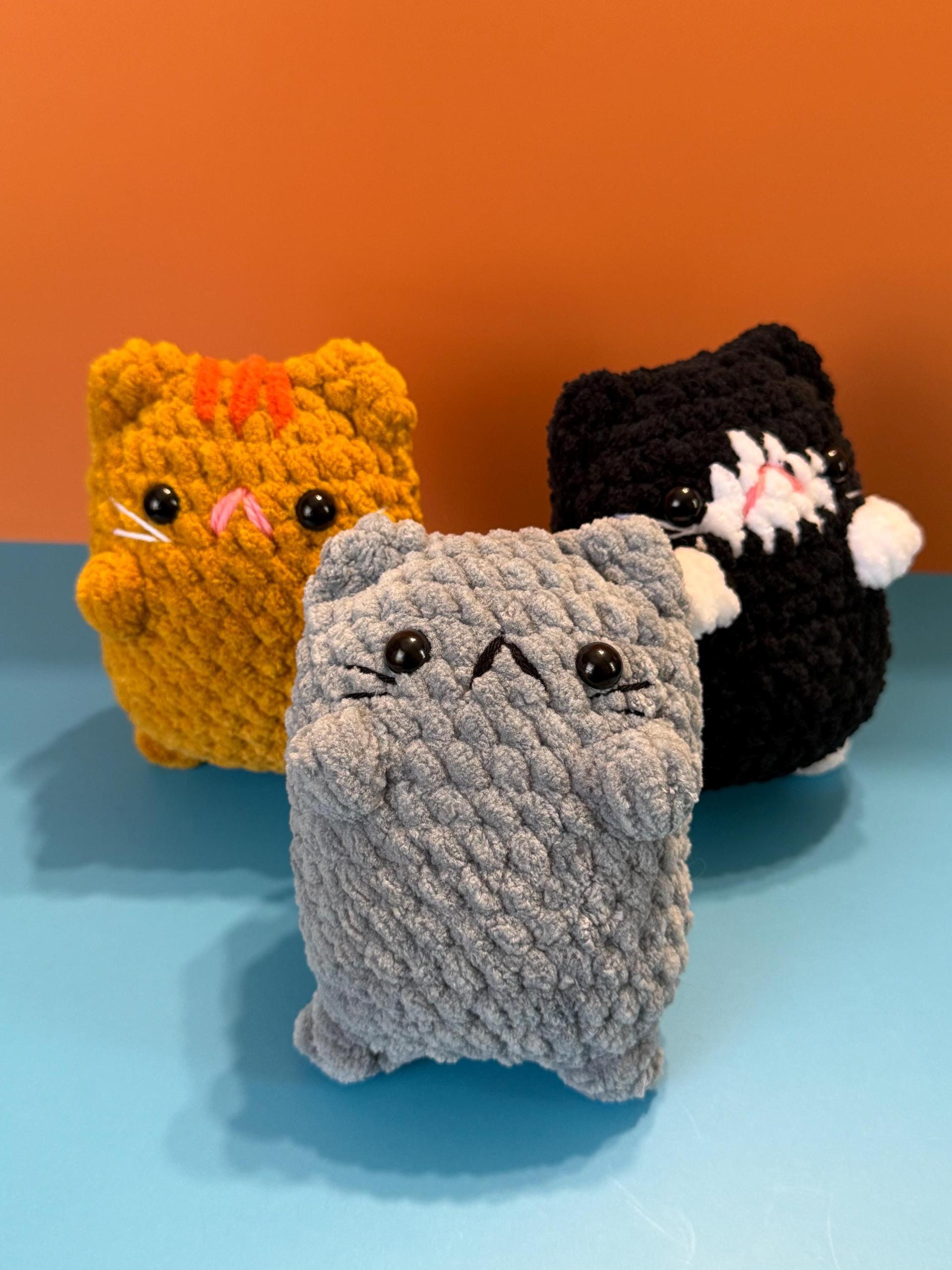 Flat Pocket Cats | Crochet Patterns | Striped, Tuxedo and Solid Cats thumbnail 9