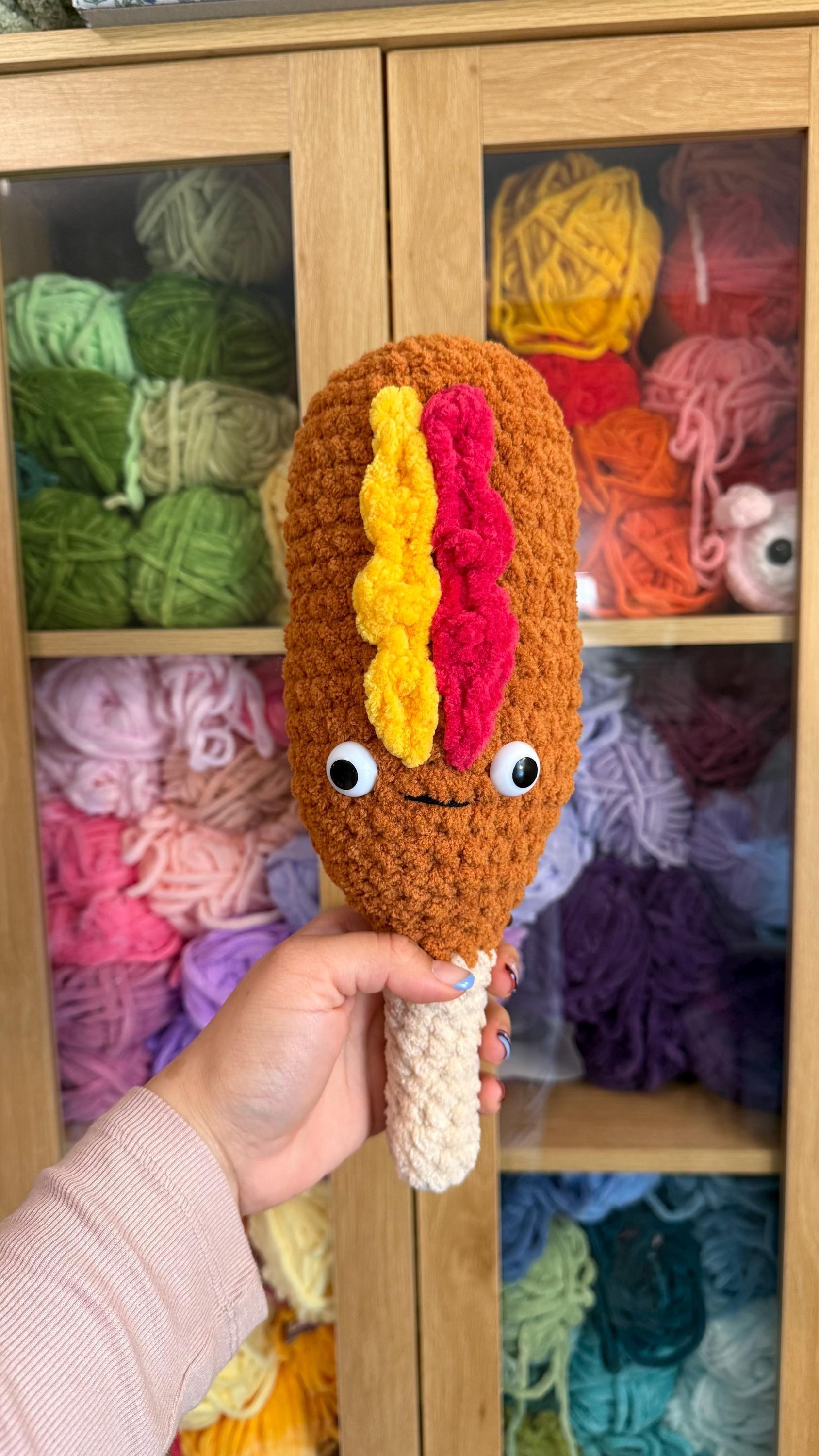 Carnival Snack | Corn Dog | Crochet Pattern thumbnail 2