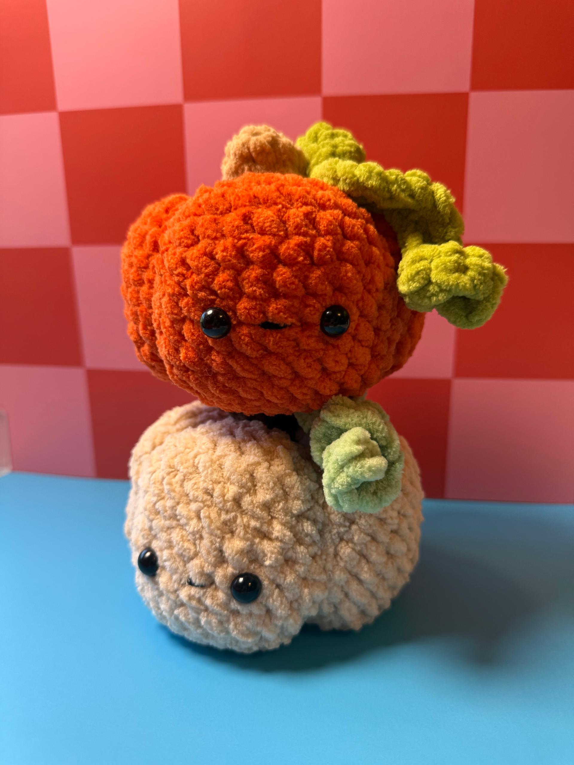 Squashie Guys | Crochet Pattern Bundle | Mini Pumpkin | Big pumpkin | Tall Squash thumbnail 8