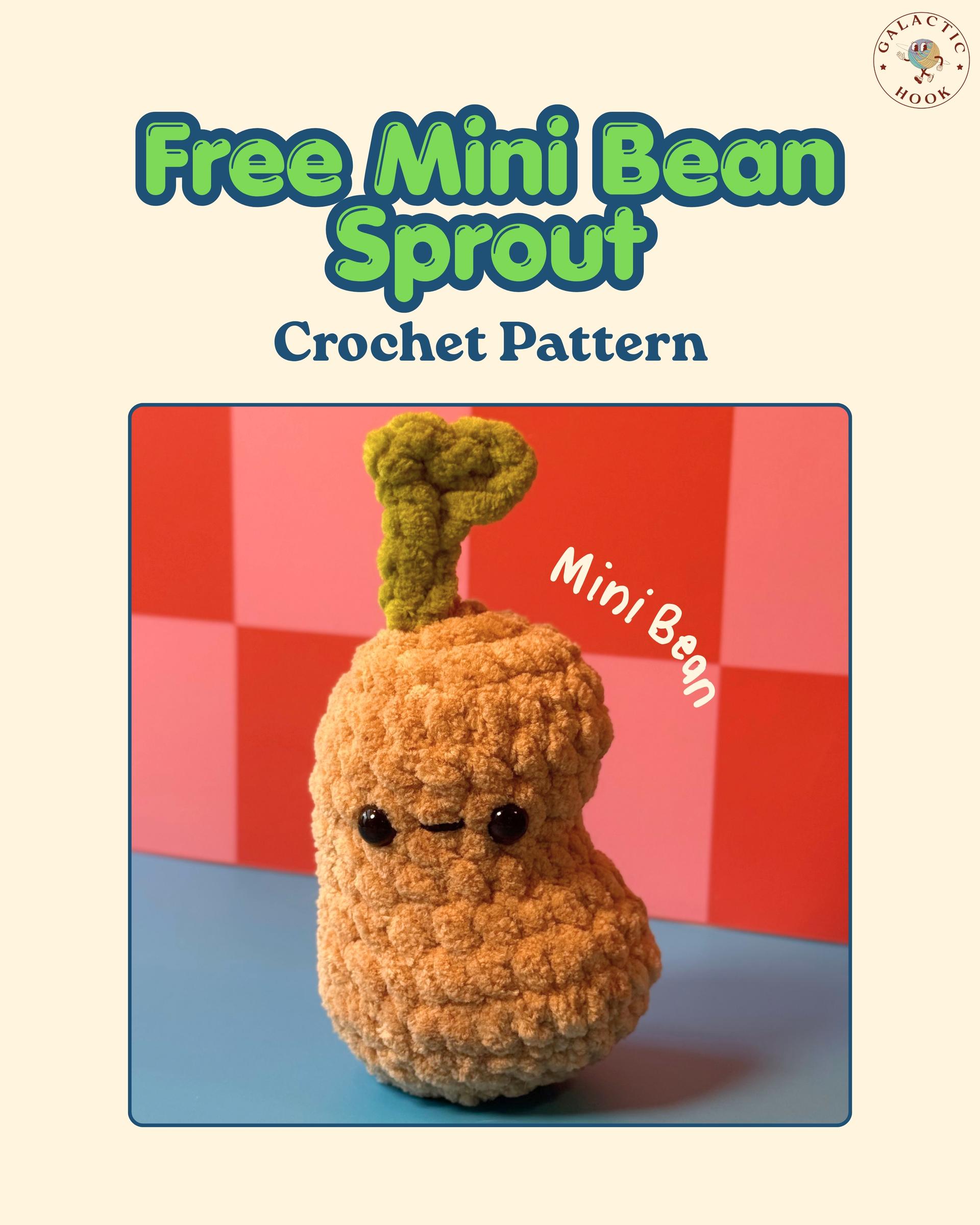 Free Mini Bean Sprout Crochet Pattern