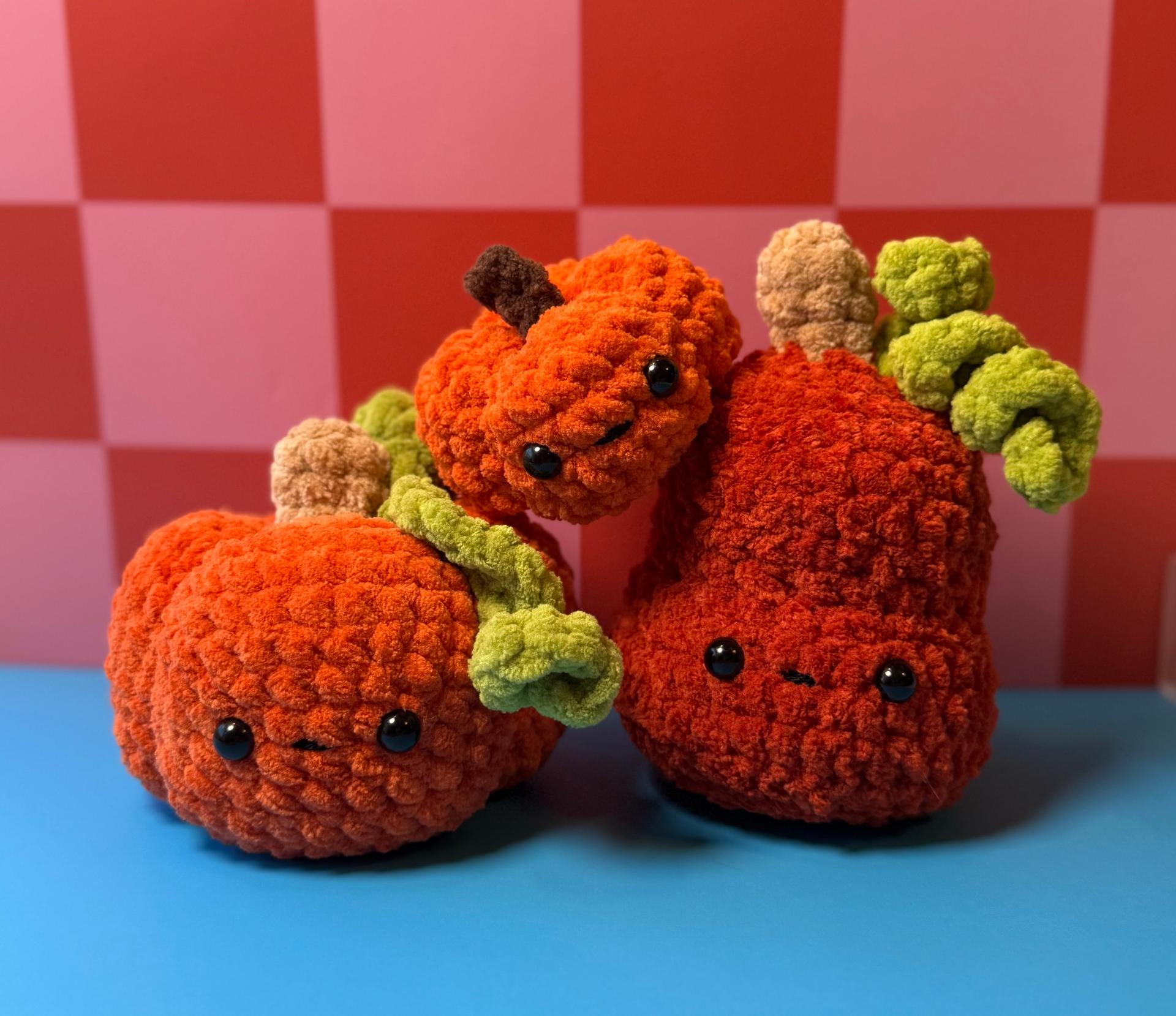 Squashie Guys | Crochet Pattern Bundle | Mini Pumpkin | Big pumpkin | Tall Squash thumbnail 5