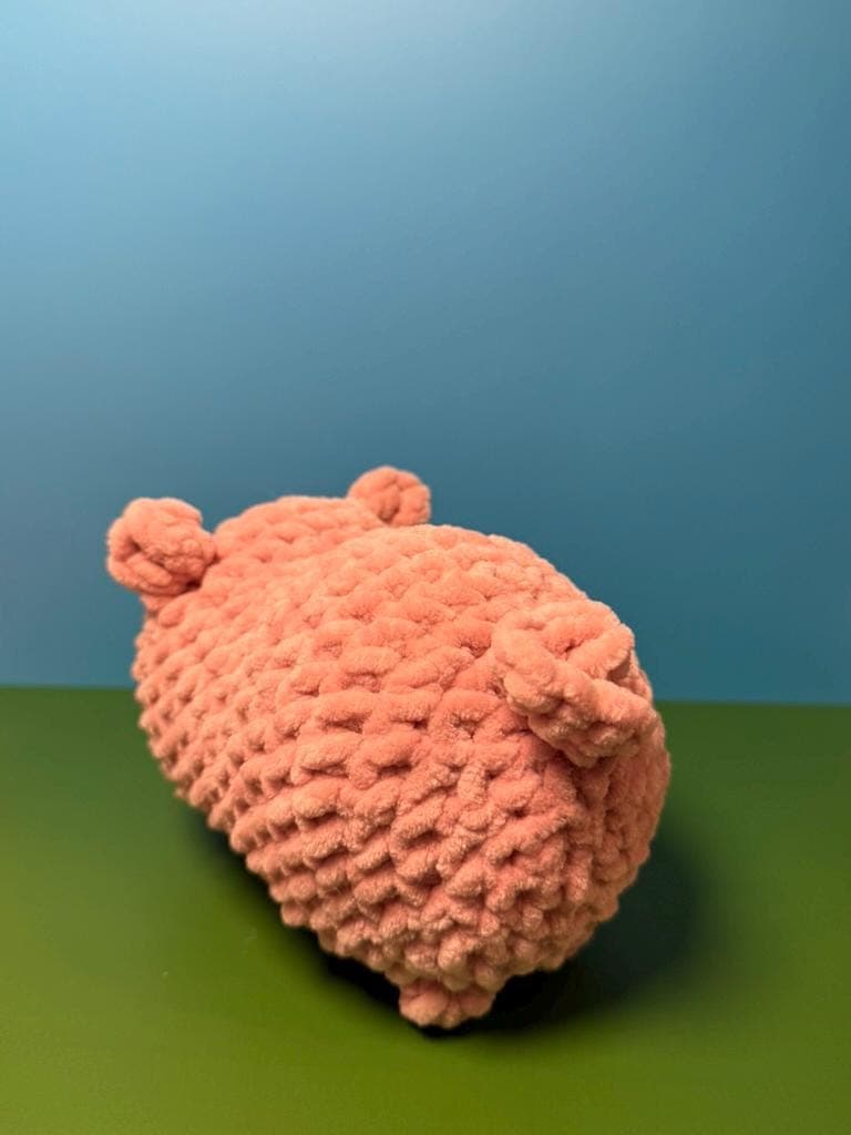 Pot Belly Pig No-Sew Crochet Pattern w/ Muddy Pig Mod | Beginner Friendly thumbnail 7