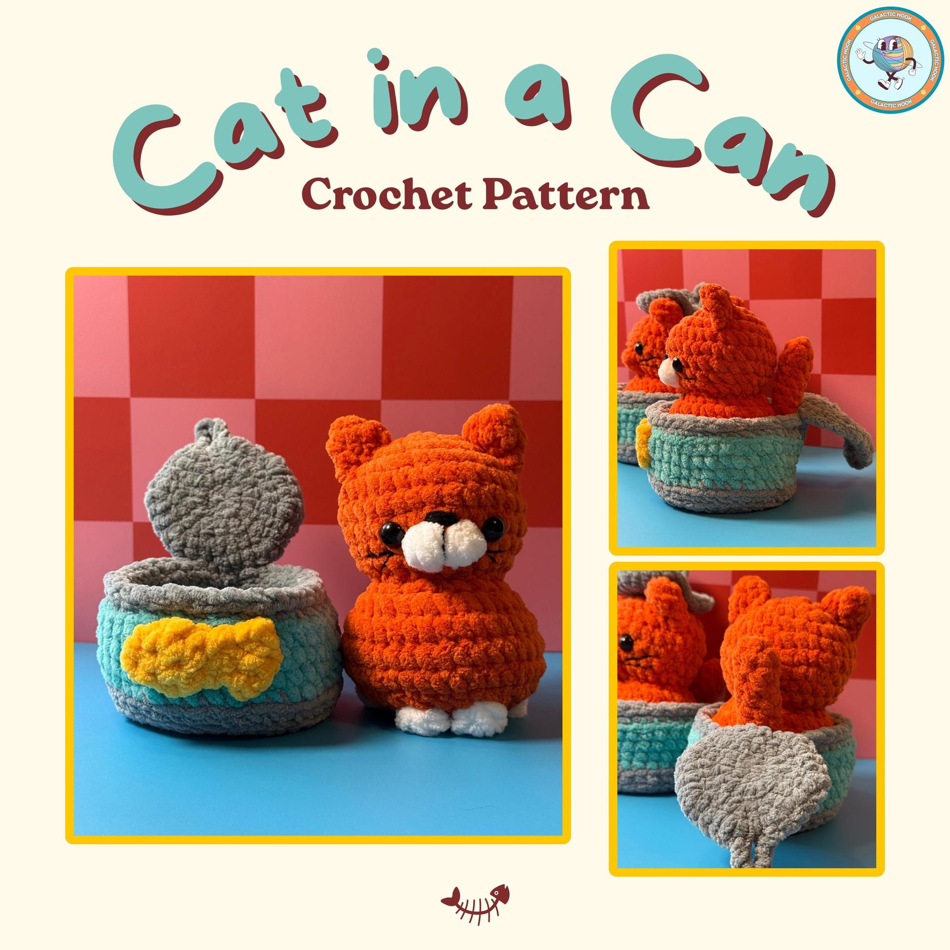 Cat in a Can | Crochet Pattern