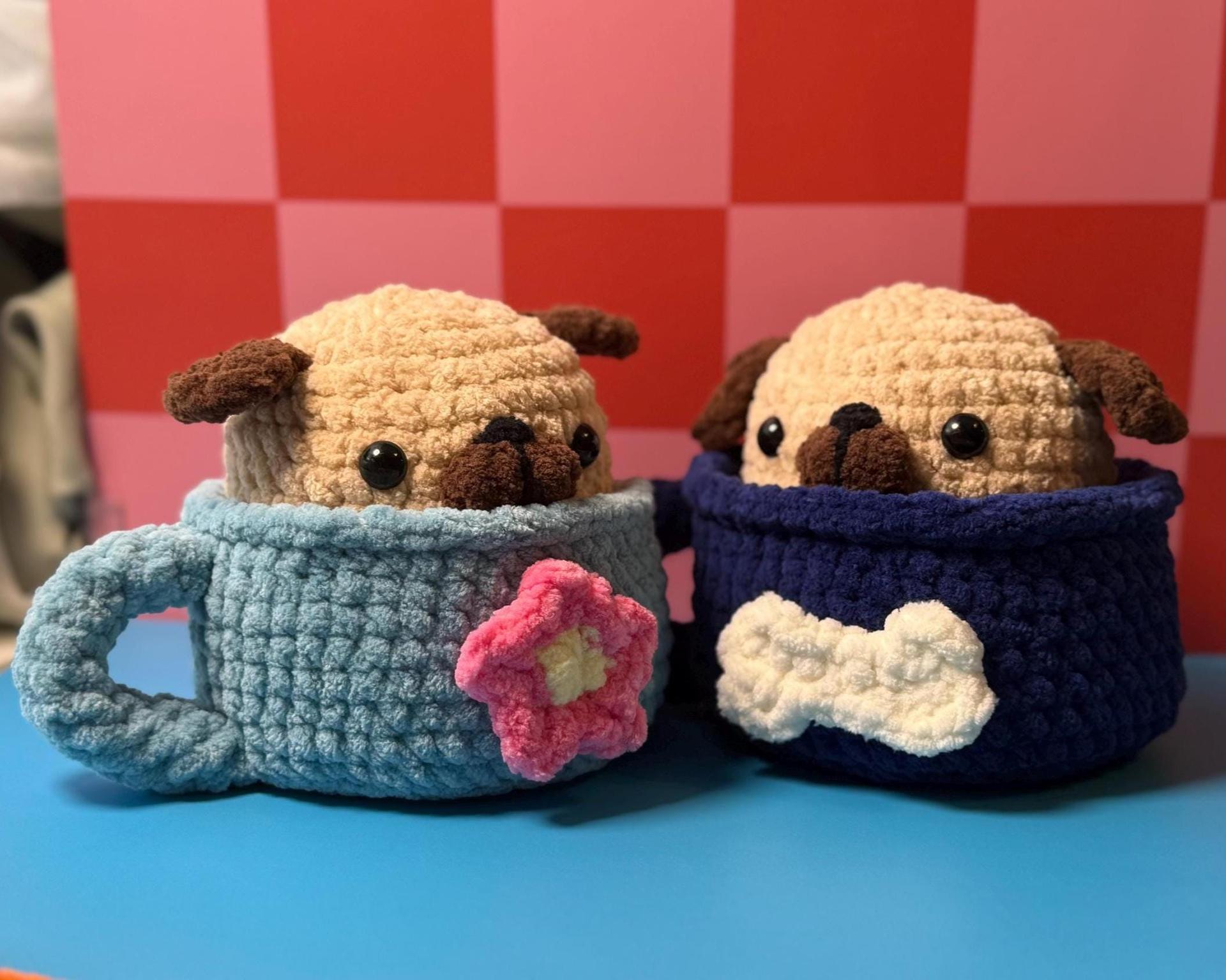 Olive the Pug in a Mug | Pug | Mug | 4 Decals | Crochet Pattern thumbnail 8