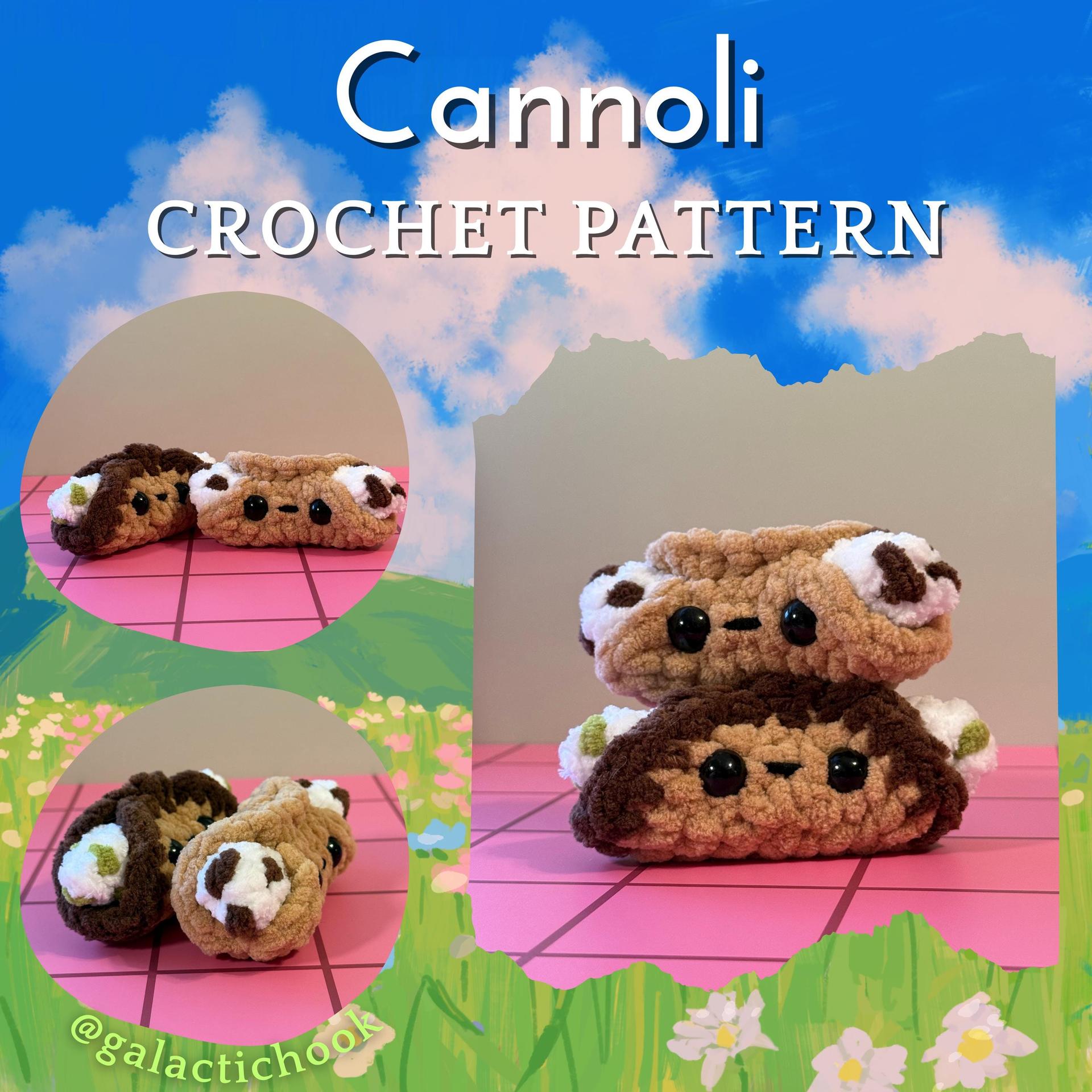 Cannoli Crochet Pattern