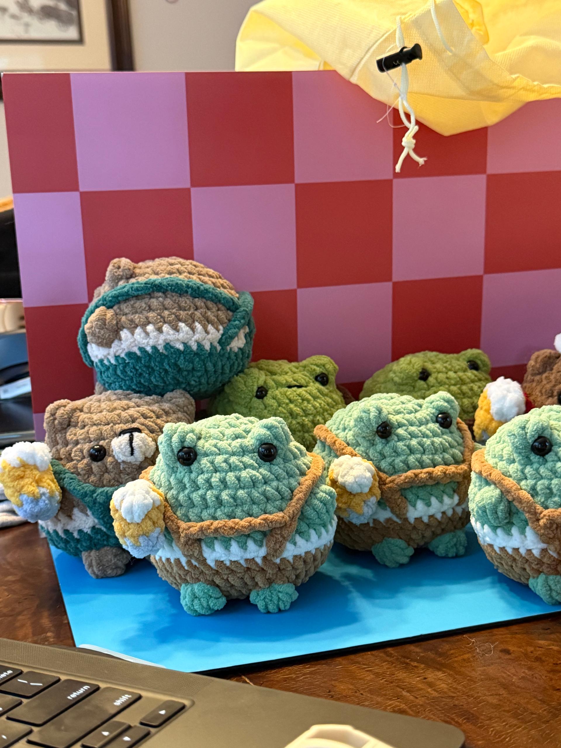 Celebration Duo | Frog | Bear | Crochet Pattern Bundle thumbnail 13