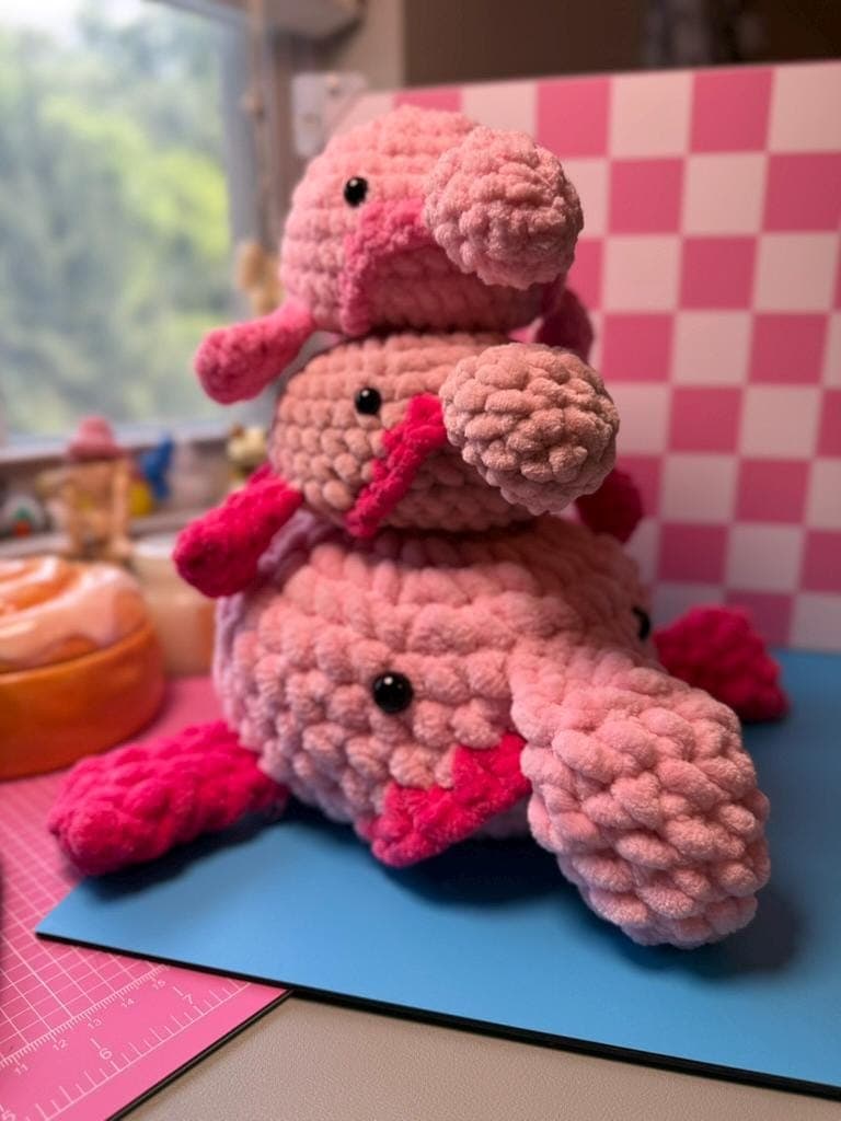 Stress Blob Fish | Crochet Pattern thumbnail 2