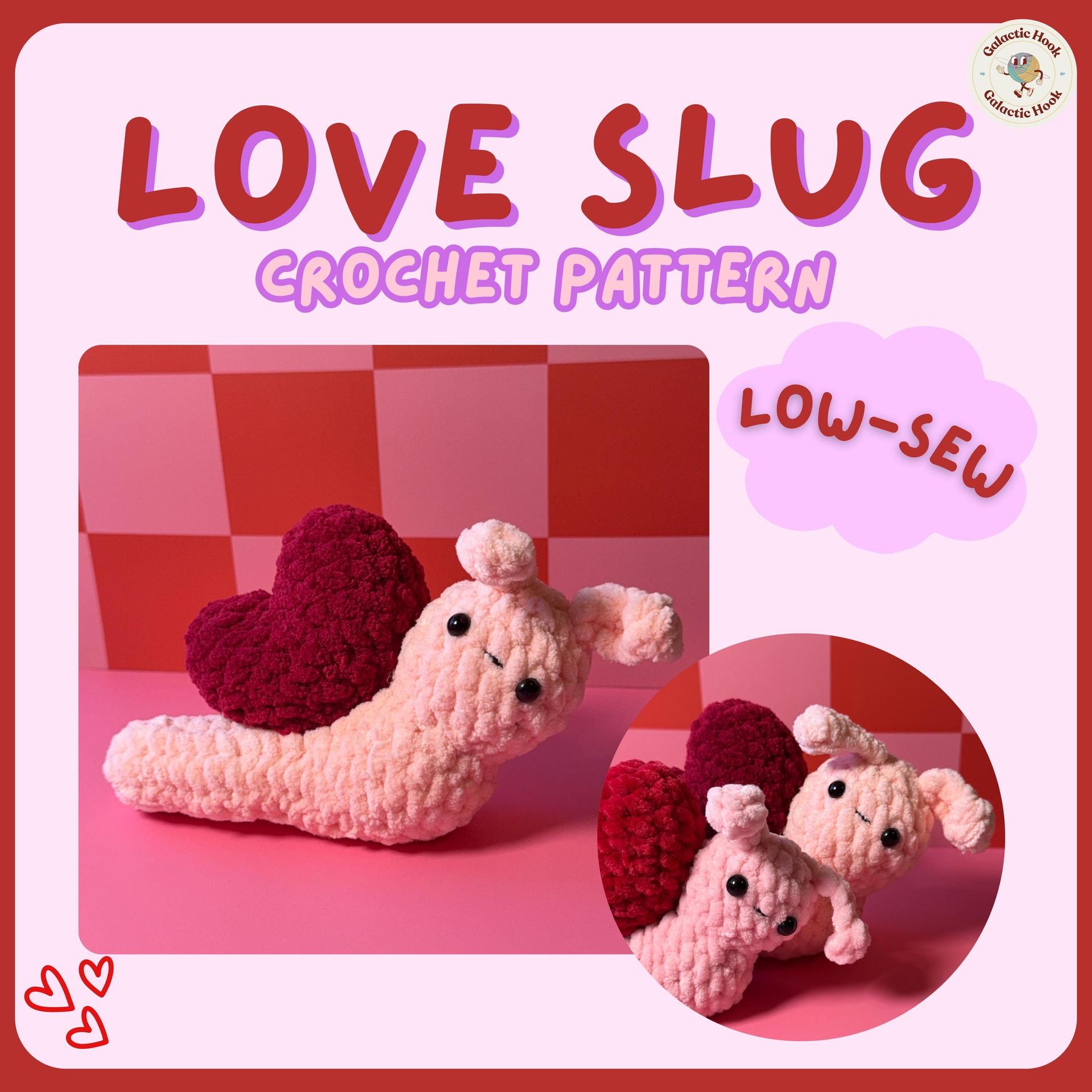 Love Slug Crochet Pattern | Low-Sew